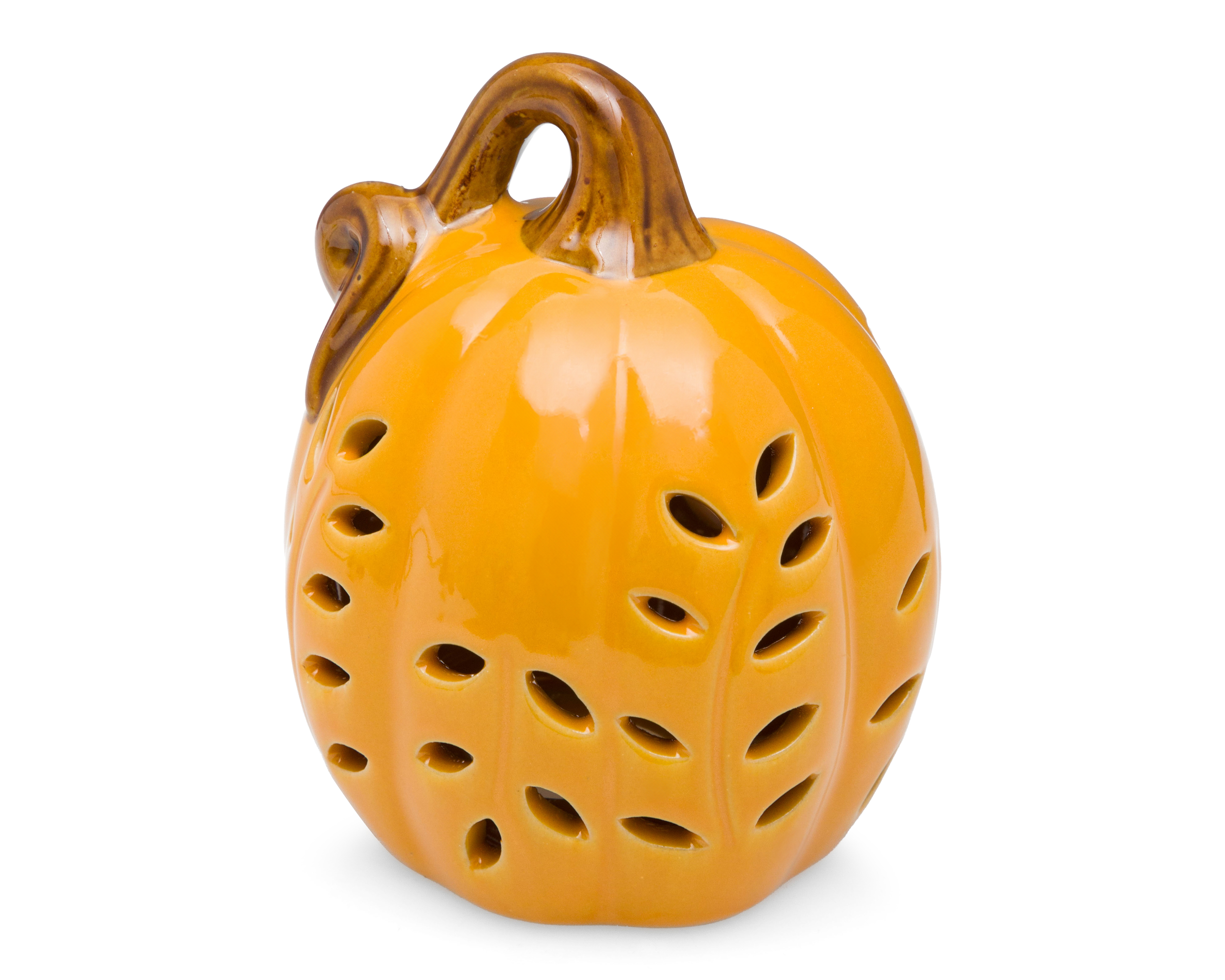 Foto 1 | Foto 1 | Escultura de Calabaza Floral L de Cerámica