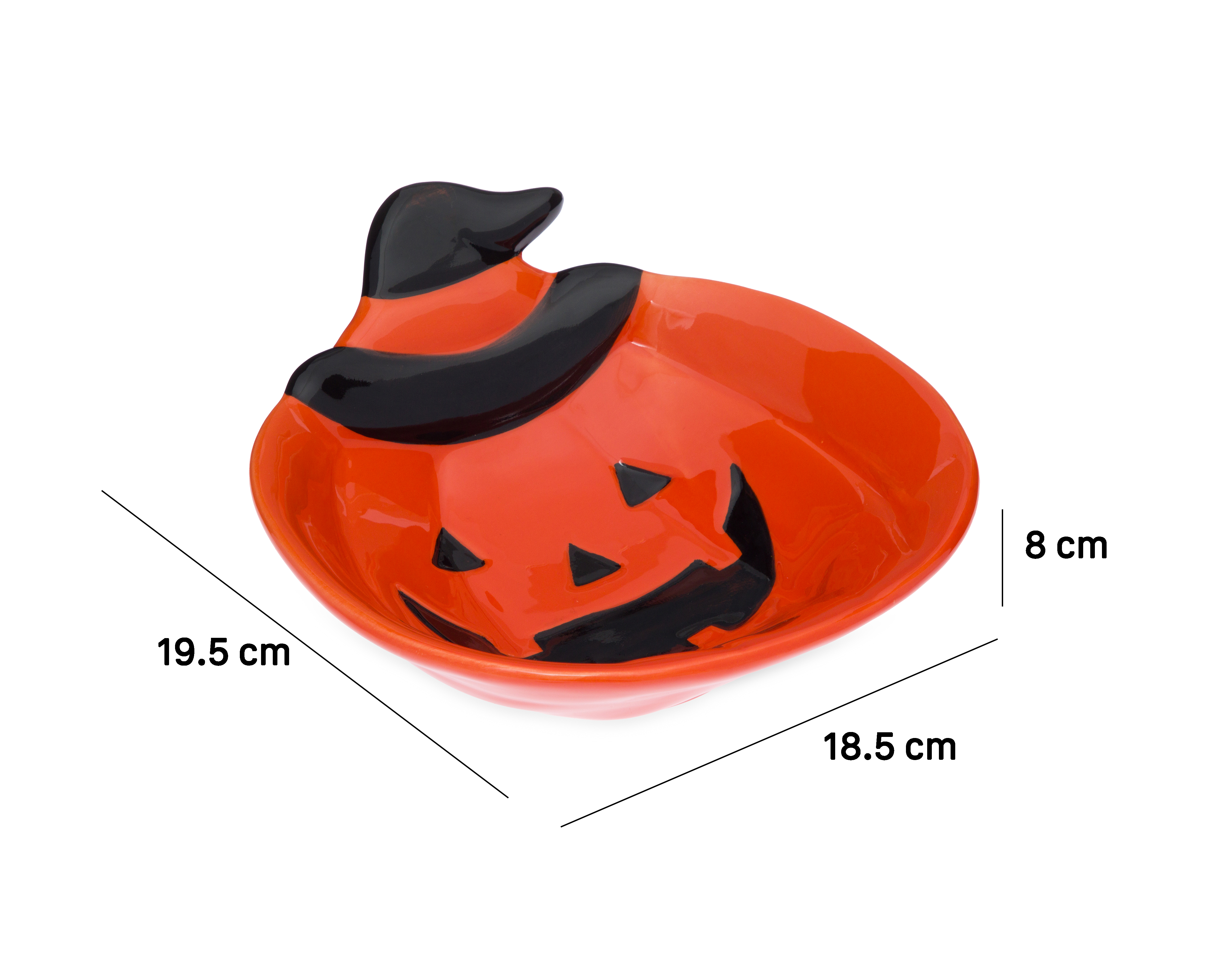 Foto 5 | Foto 5 | Platón Decorativo de Halloween Jack de Cerámica