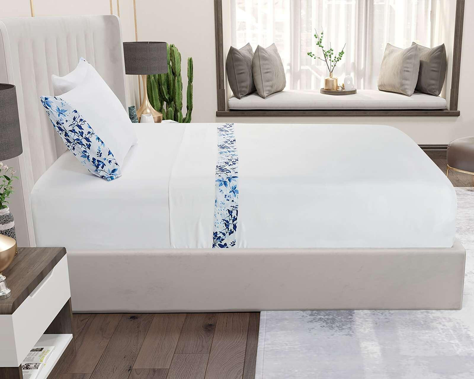 Foto 5 pulgar | Foto 4 | Sábana Providencia Matrimonial 4 Piezas