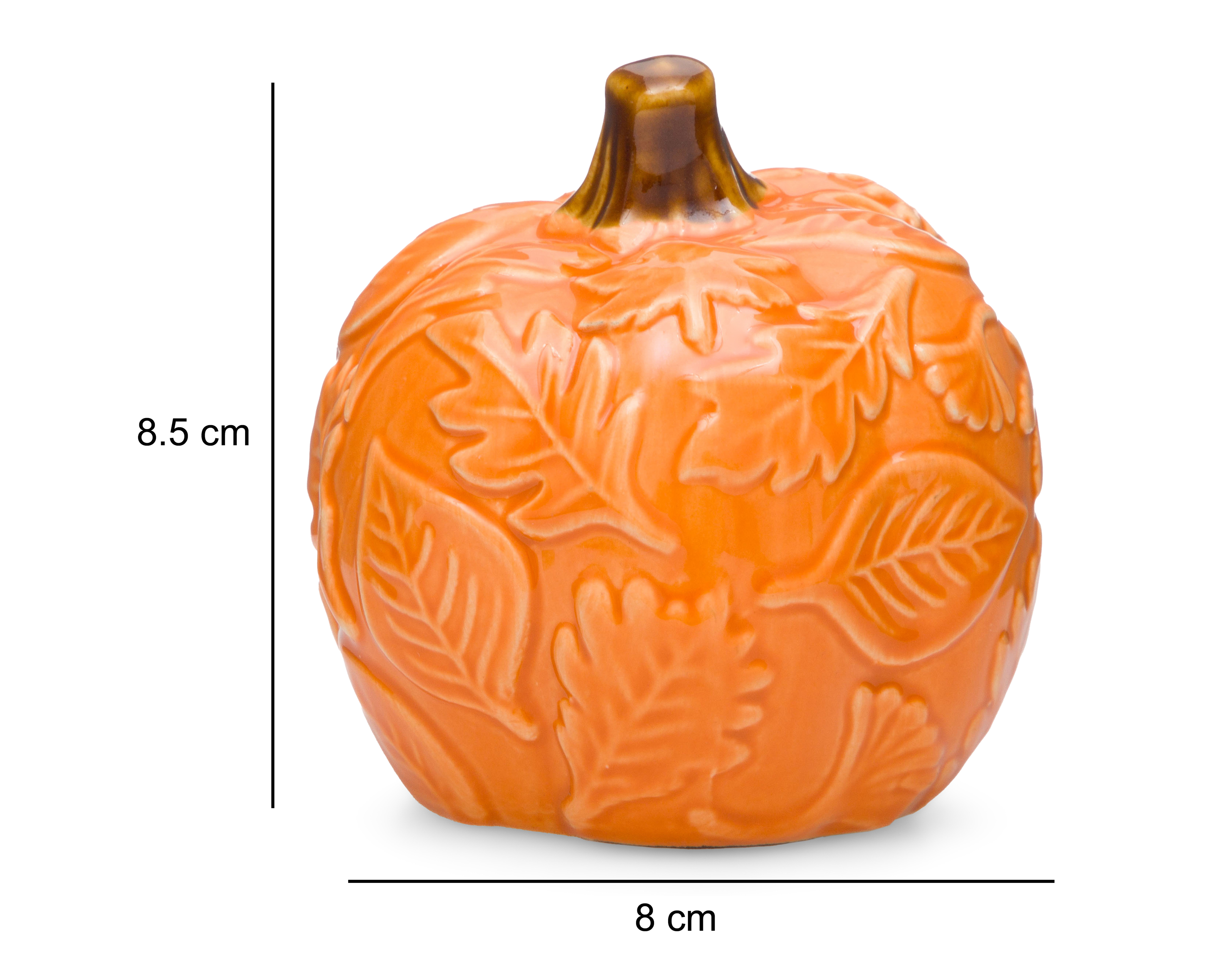 Foto 5 | Foto 5 | Escultura de Calabaza de Halloween Tangerine de Cerámica
