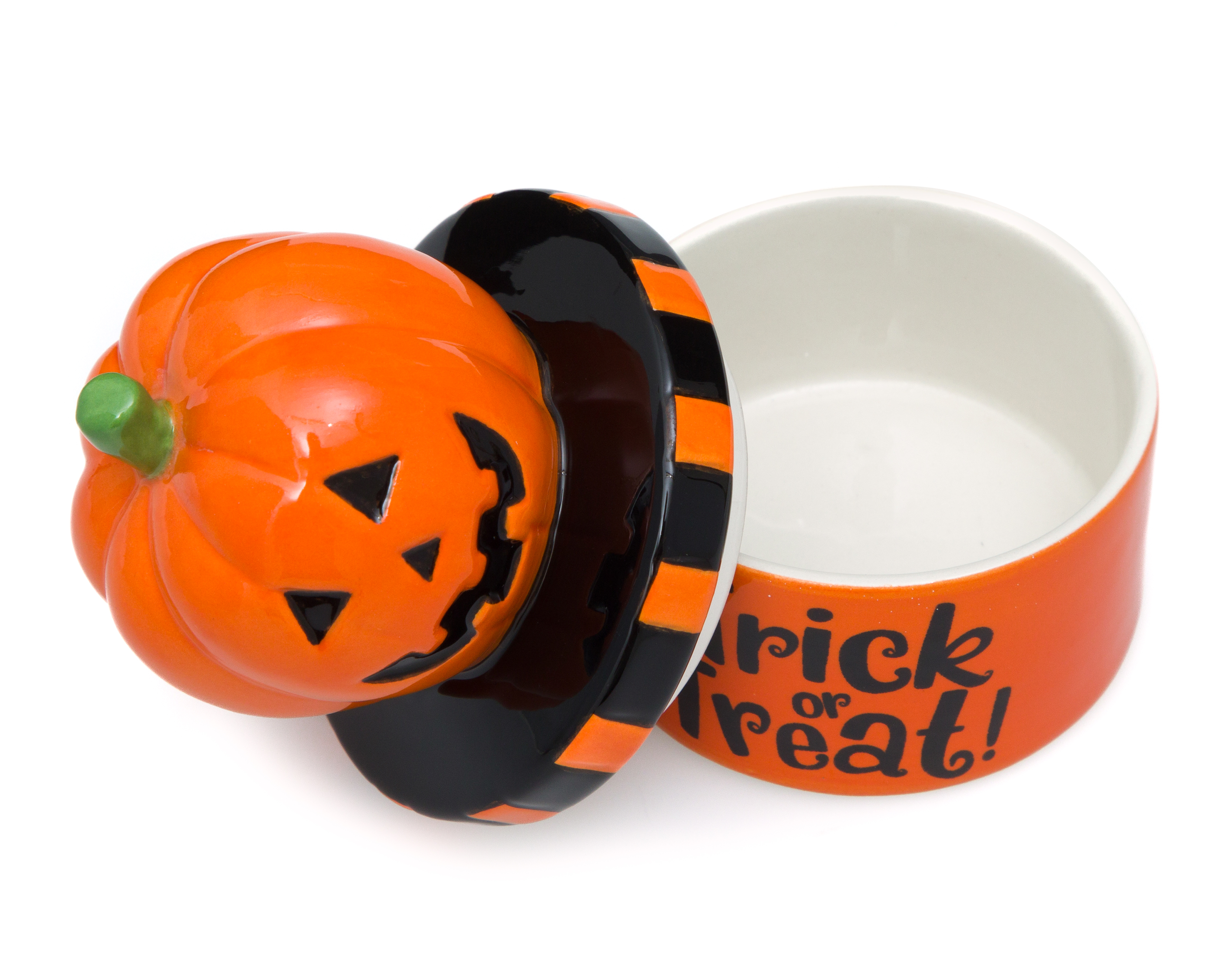 Foto 4 pulgar | Foto 3 | Recipiente Decorativo de Halloween Trick or Treat de Cerámica