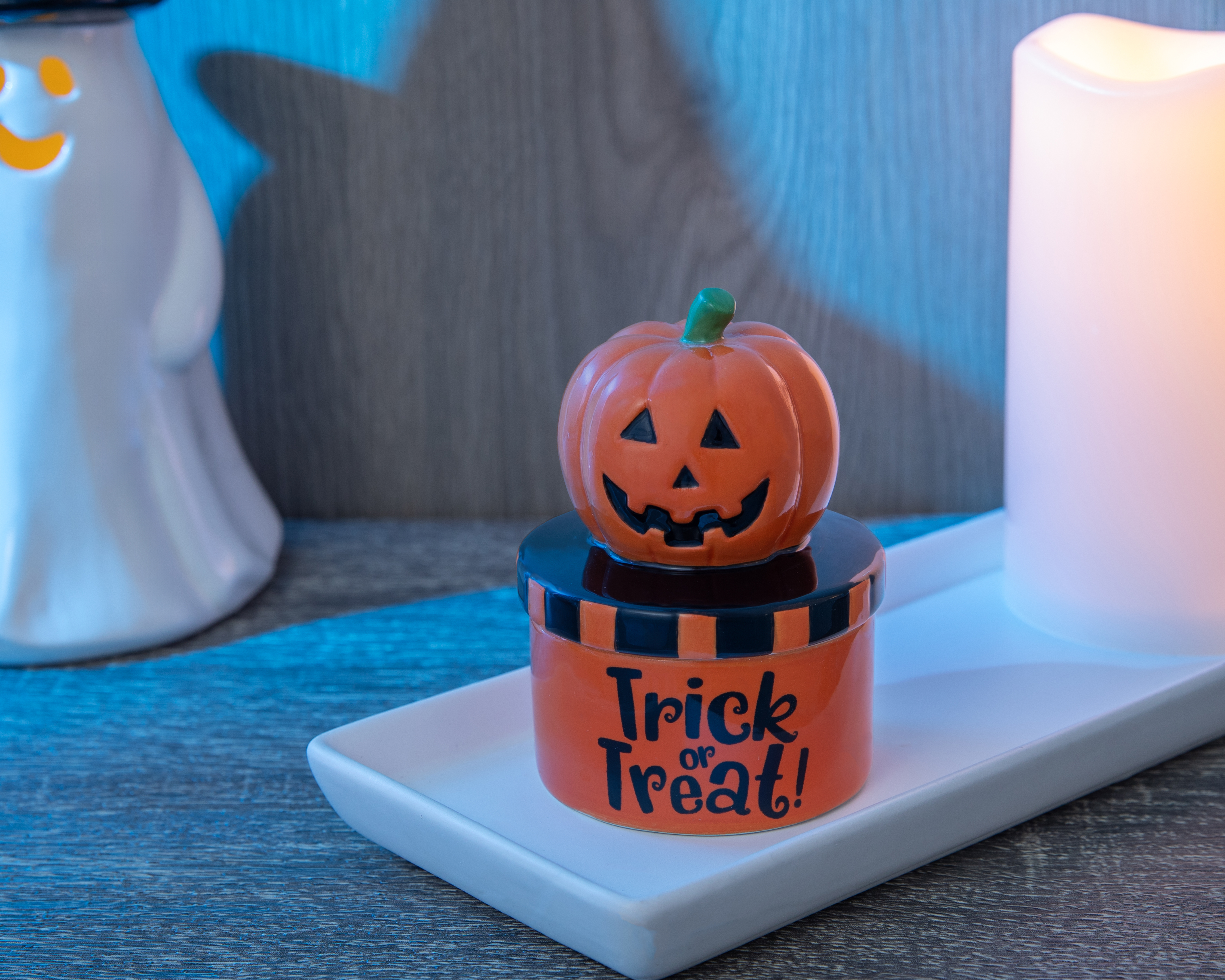 Foto 4 | Foto 4 | Recipiente Decorativo de Halloween Trick or Treat de Cerámica