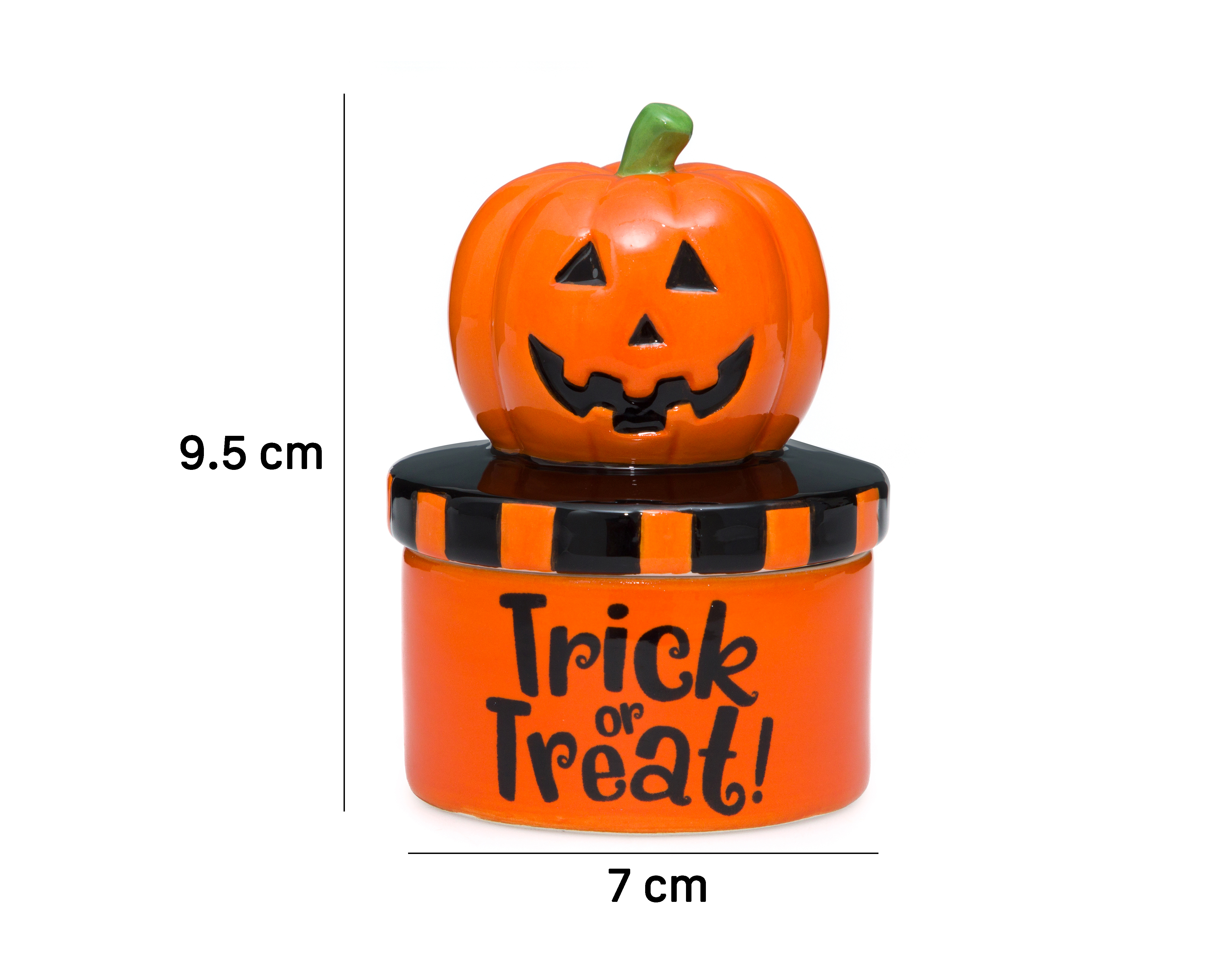 Foto 6 pulgar | Foto 5 | Recipiente Decorativo de Halloween Trick or Treat de Cerámica