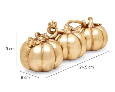 Foto 5 | Foto 5 | Escultura de Calabazas Goldie de Poliresina