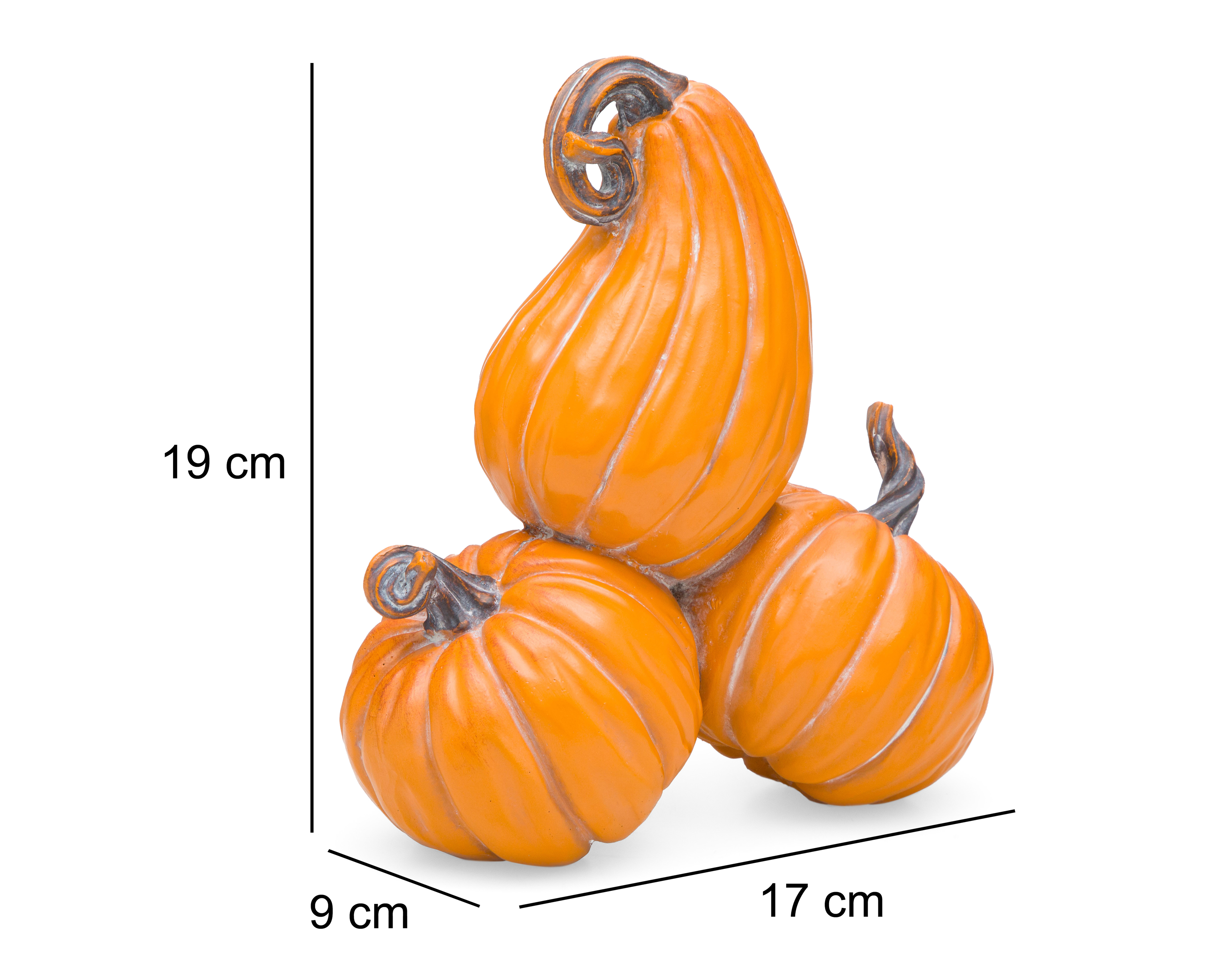 Foto 5 | Foto 5 | Escultura de Calabaza Pumpkins de Poliresina