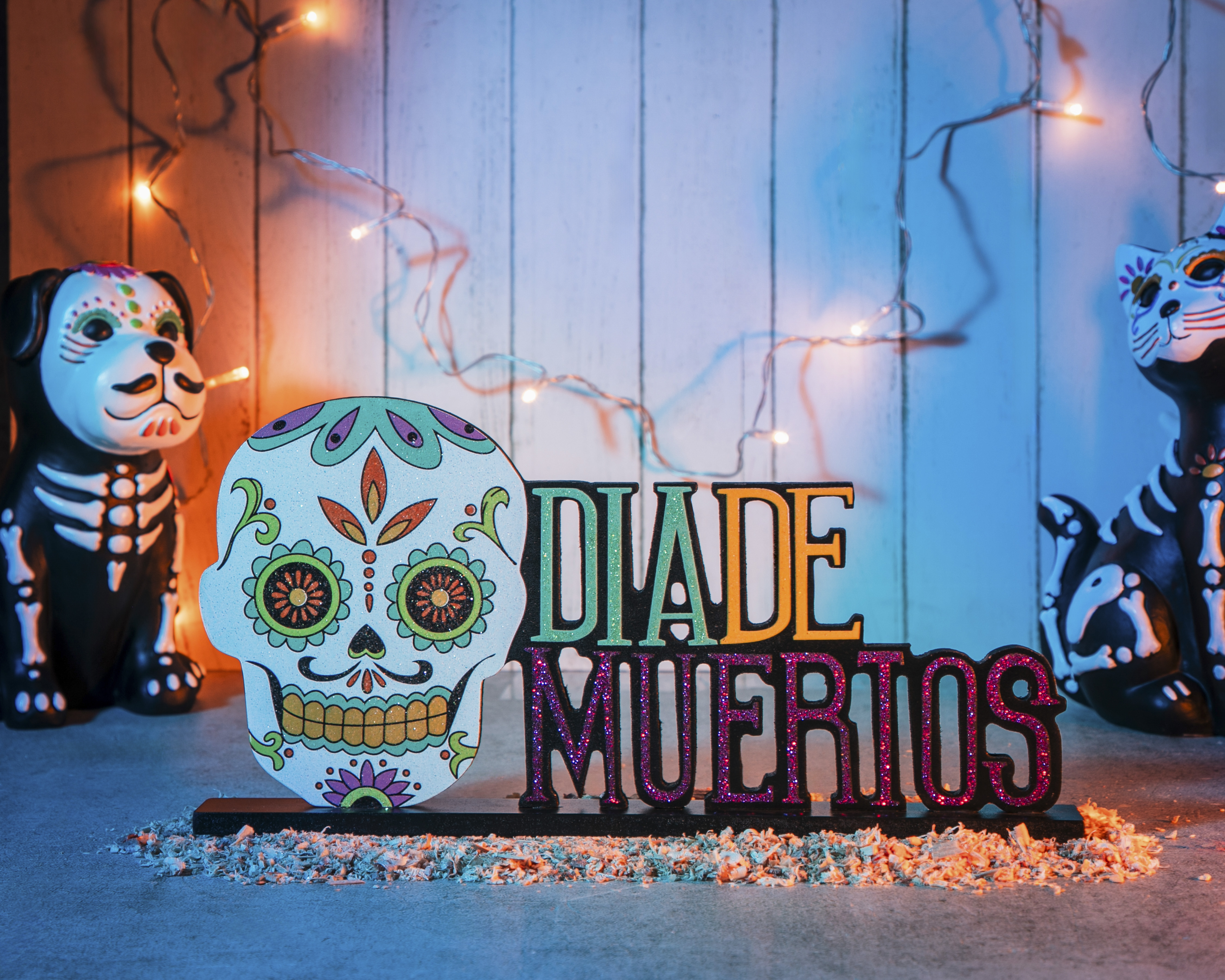 Foto 4 | Foto 4 | Letrero Día de Muertos Starhaus