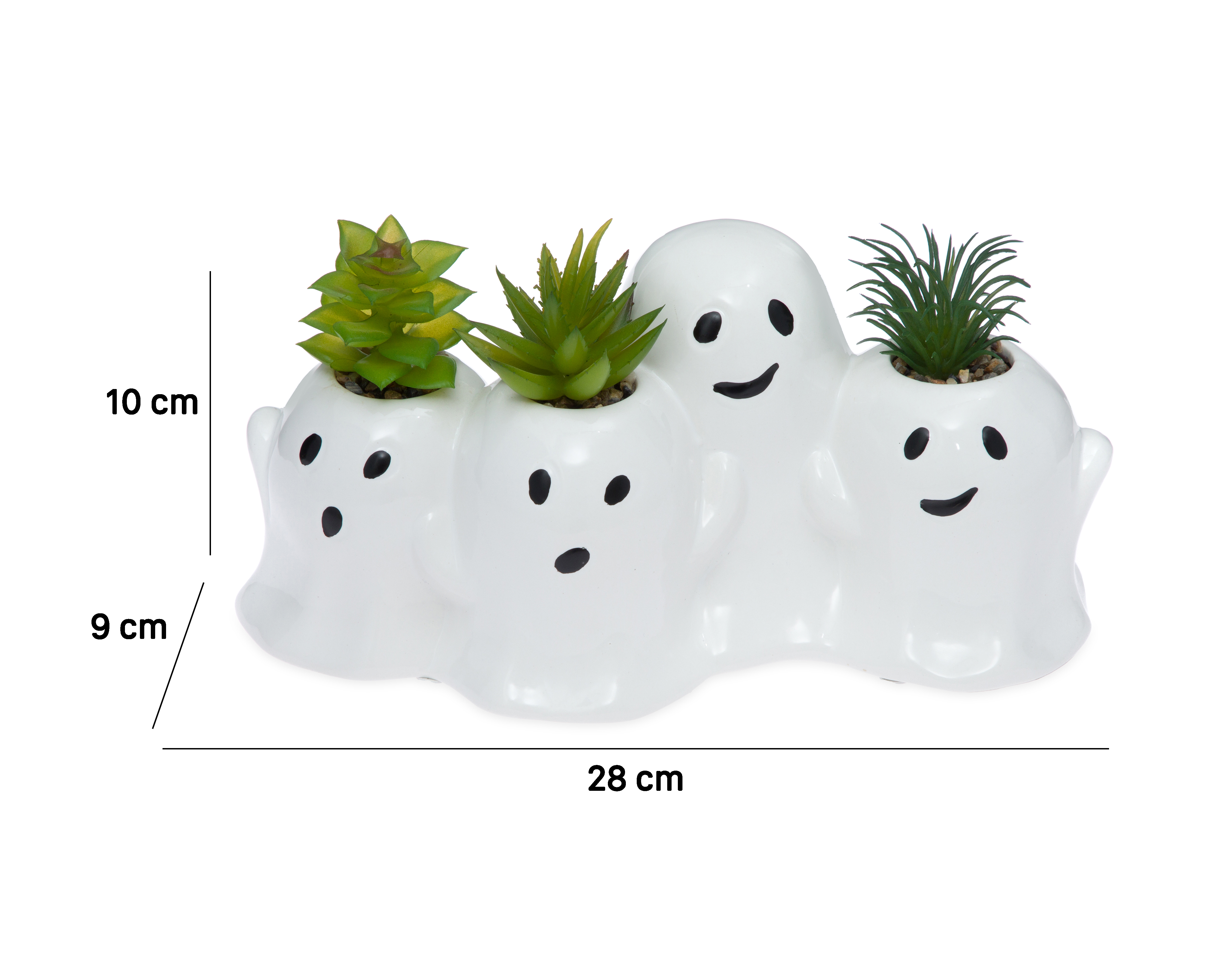 Foto 6 pulgar | Foto 5 | Planta Artificial de Halloween con Maceta Starhaus 10 cm