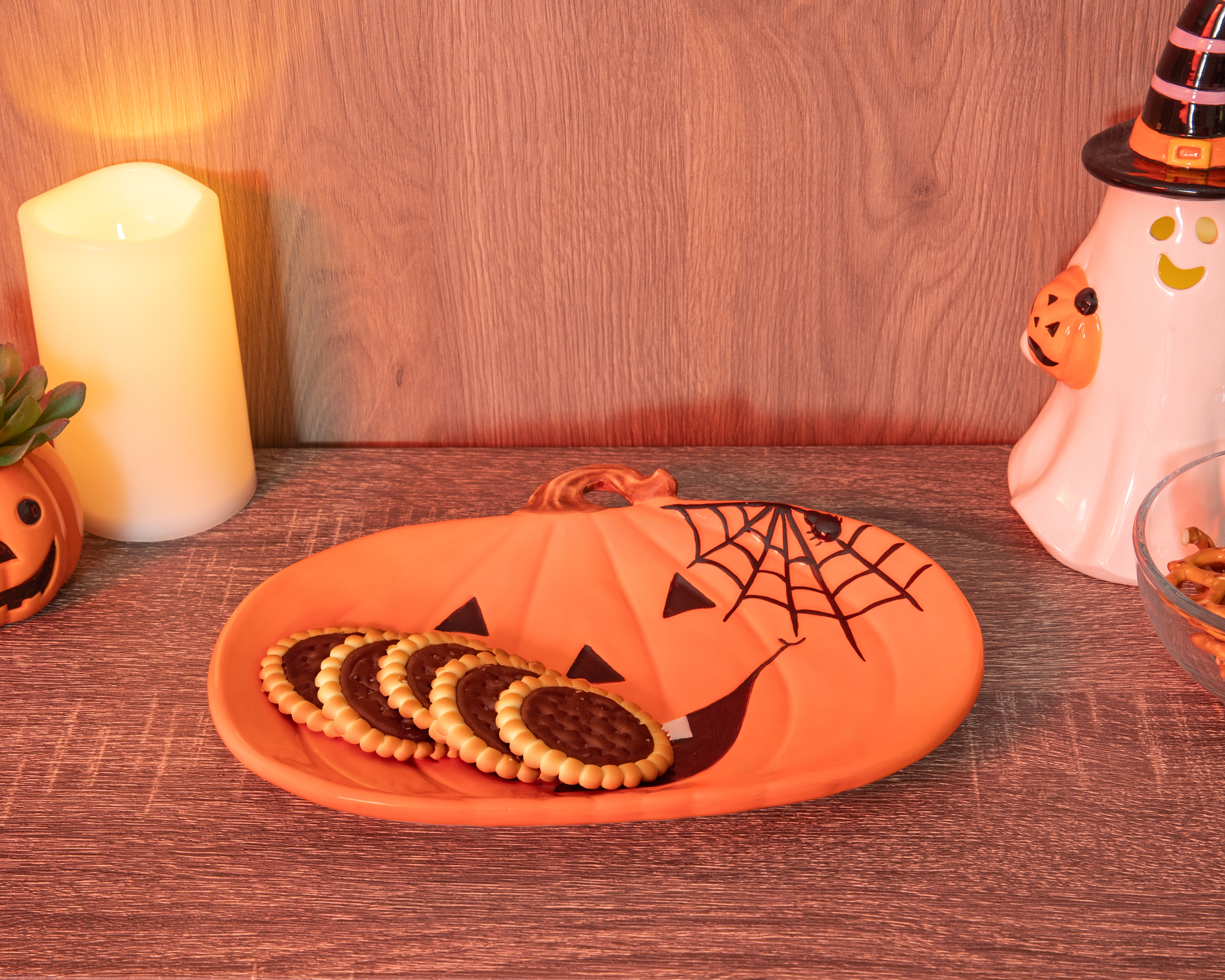 Foto 4 | Foto 4 | Platón Decorativo de Halloween Freaky de Cerámica