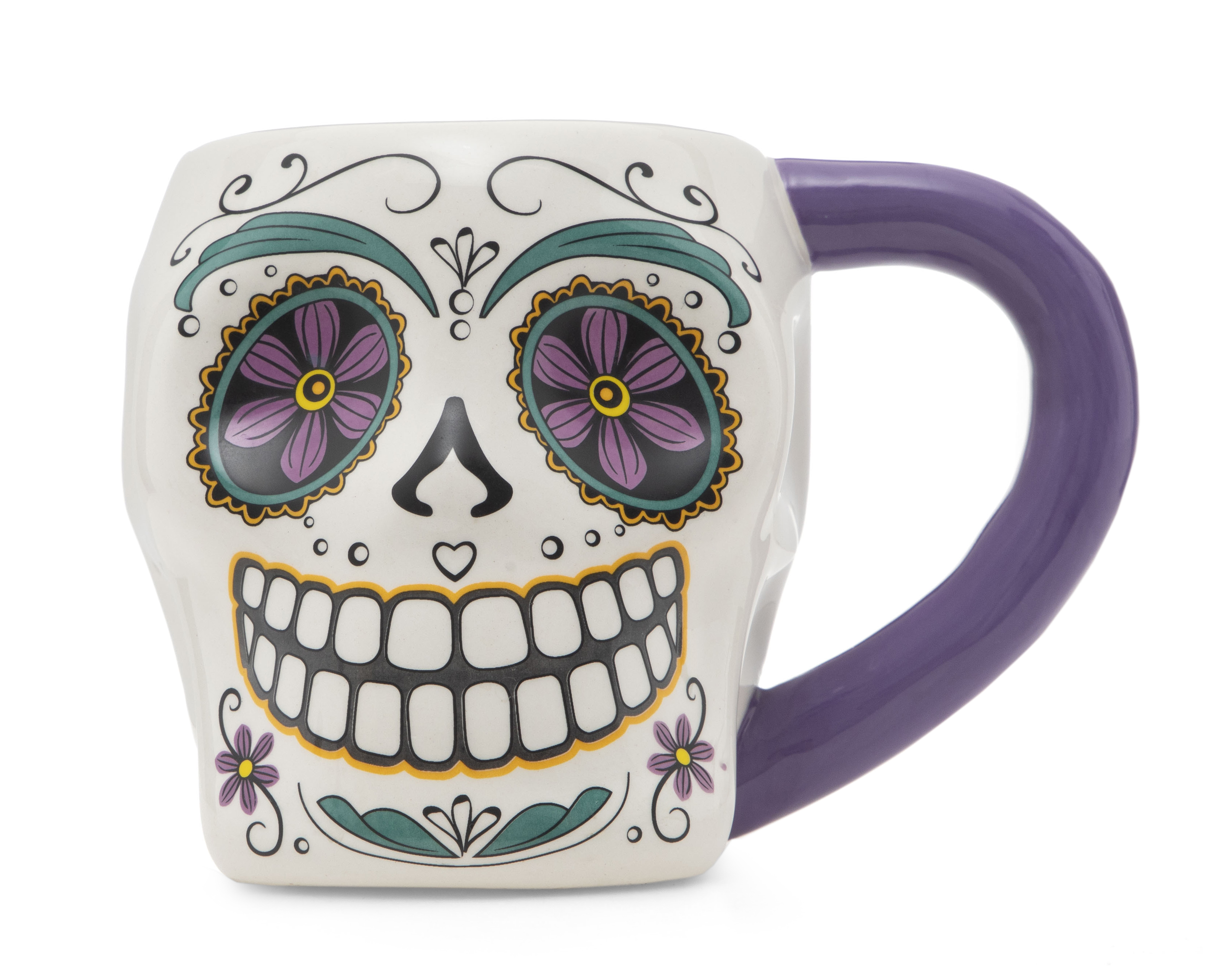 Taza de Cerámica Día de Muertos 600 ml