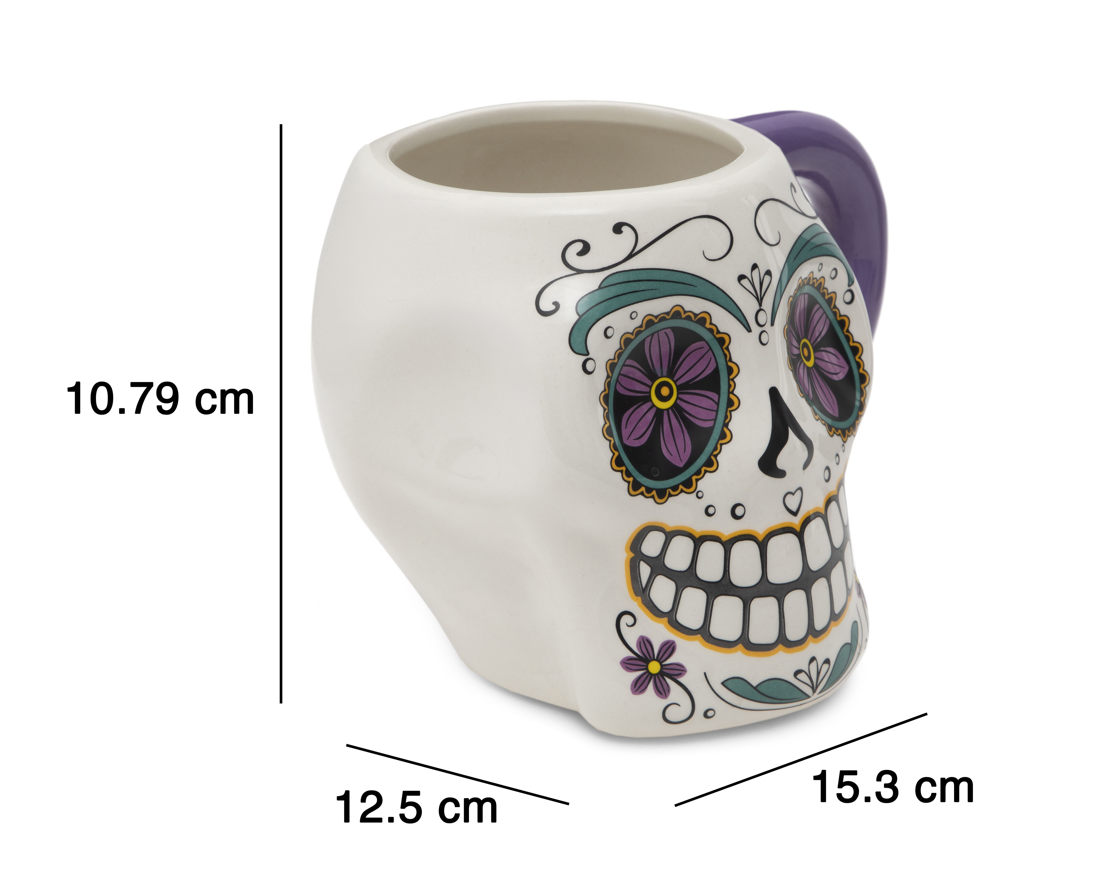 Foto 5 | Foto 5 | Taza de Cerámica Día de Muertos 600 ml