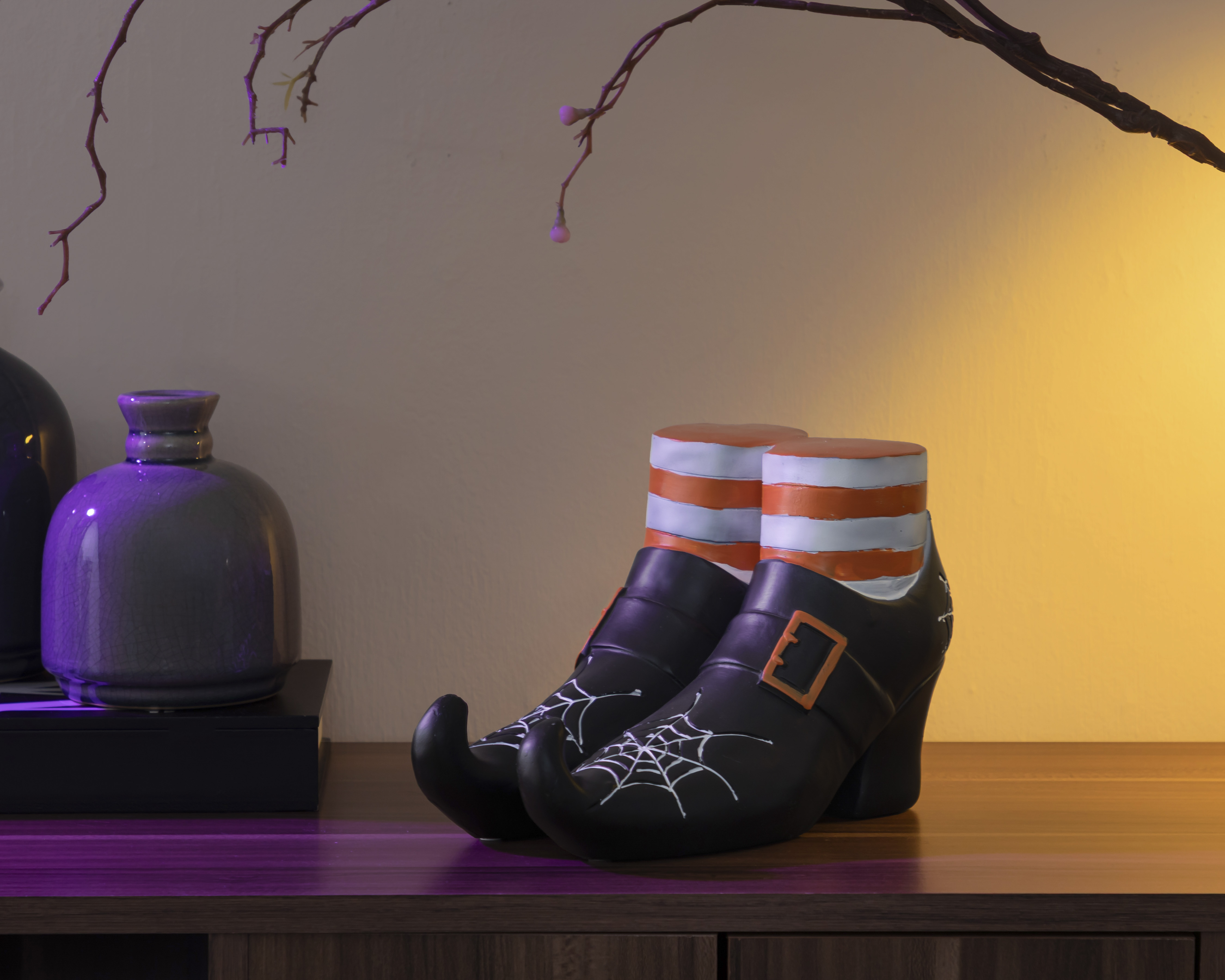 Foto 5 | Foto 5 | Figura Decorativa Bota de Halloween Wicked de Poliresina