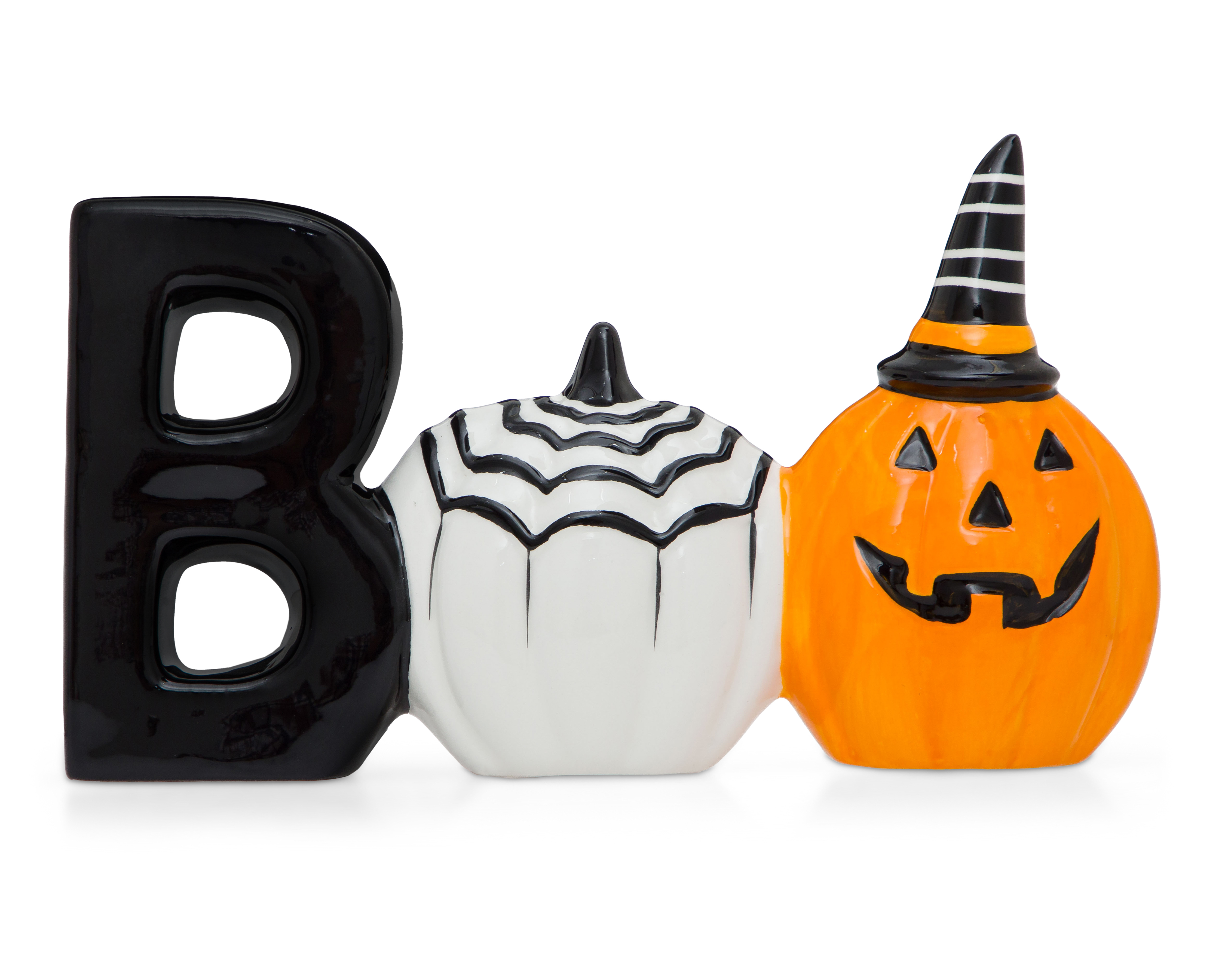 Foto 4 pulgar | Foto 3 | Letrero Decorativo de Halloween Boo de Cerámica