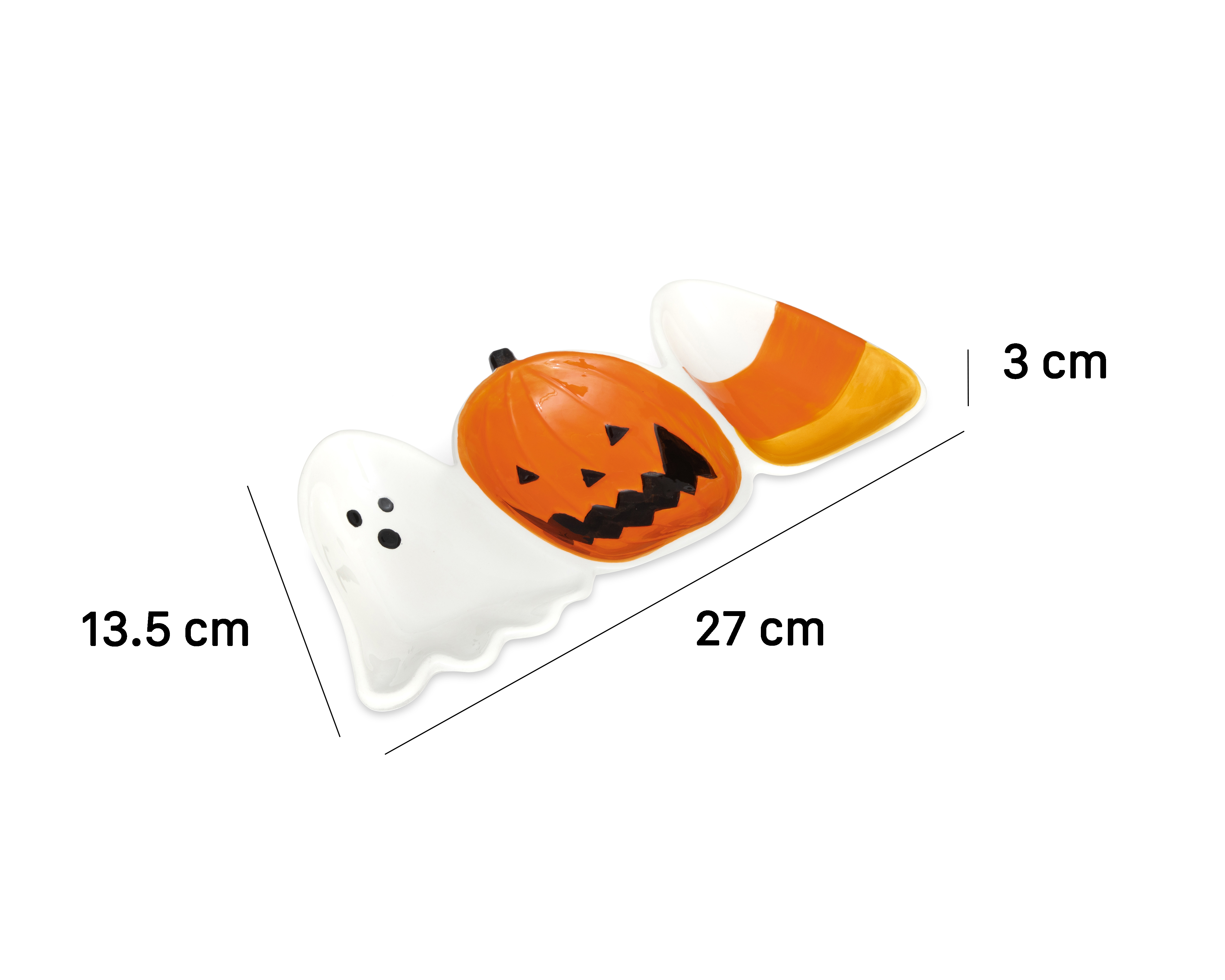 Foto 6 pulgar | Foto 5 | Charola Decorativa de Halloween Candy Corn de Cerámica
