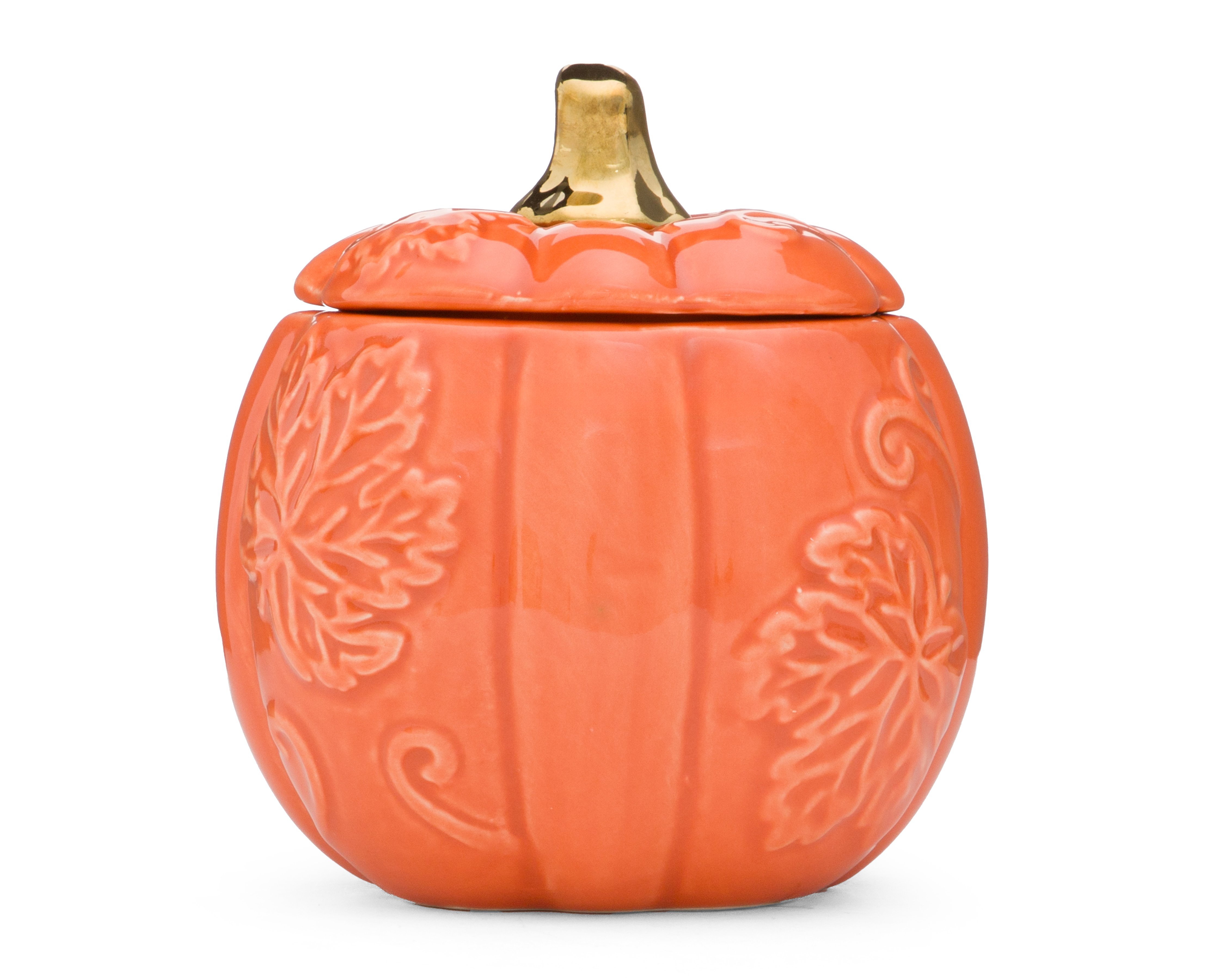Escultura de Calabaza de Halloween Sienna de Cerámica