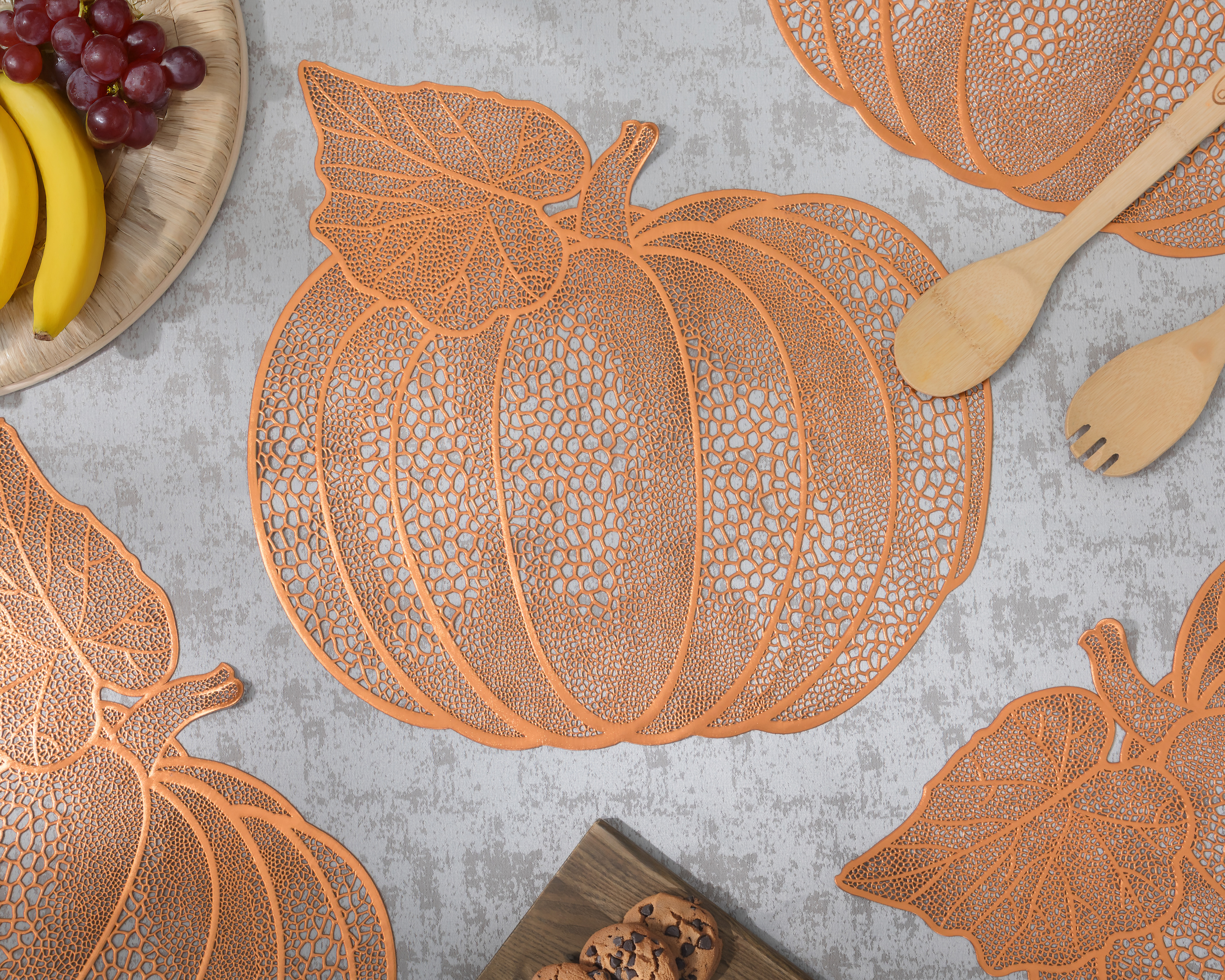Mantel Individual Starhaus Apricot Anaranjado 4 Piezas