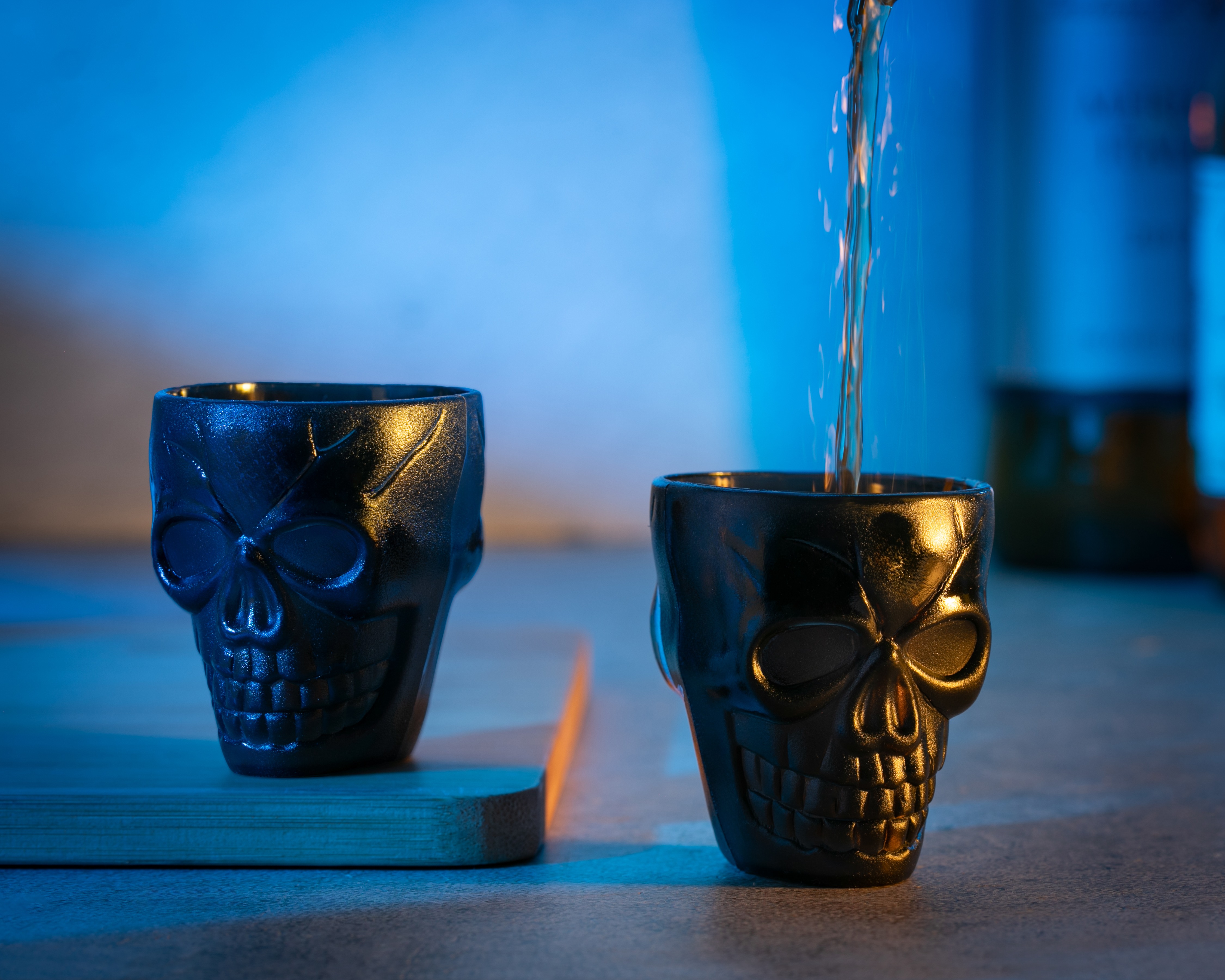 Foto 6 pulgar | Foto 5 | Vasos Decorativos Calaveras de Halloween Jason de Polipropileno