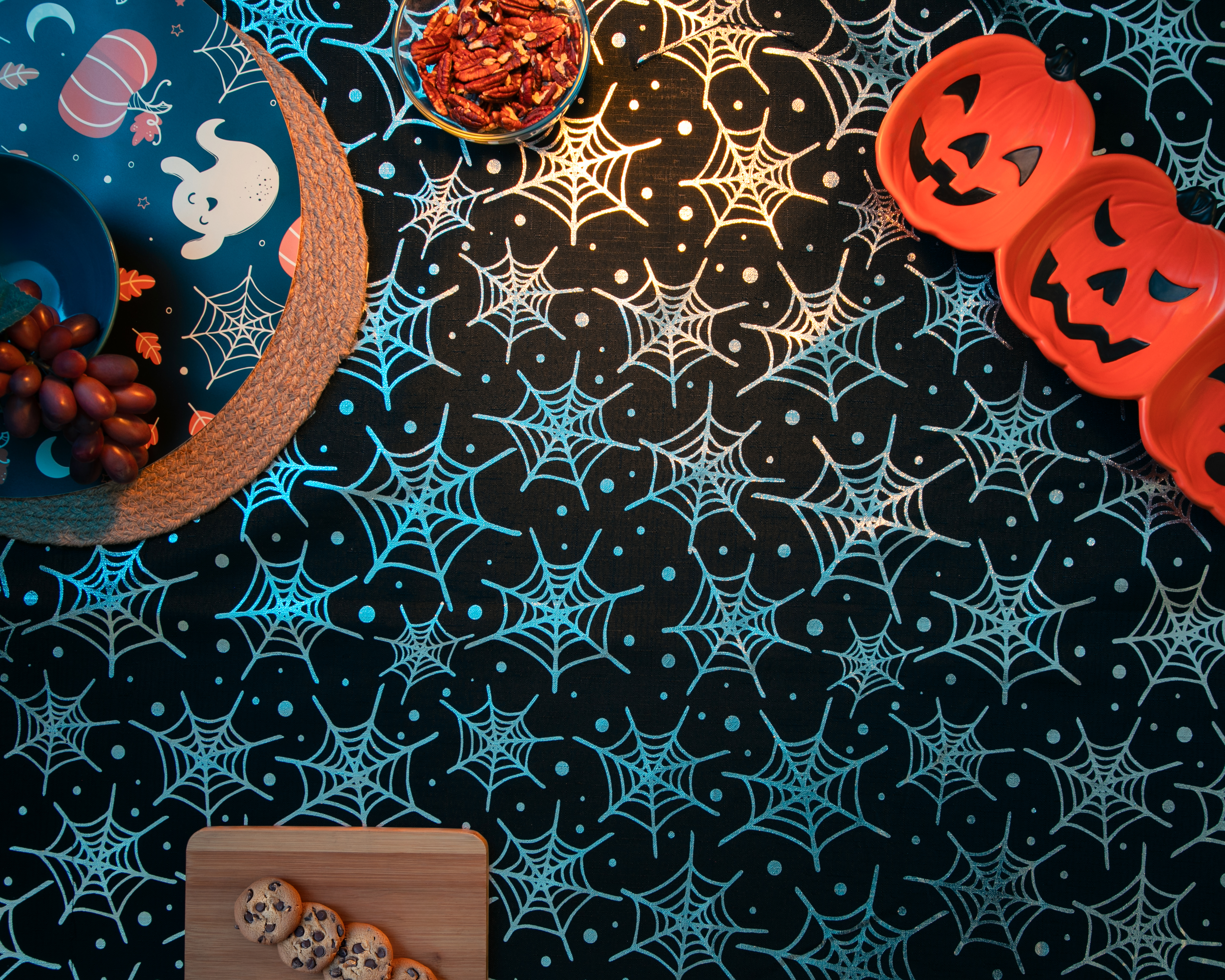 Mantel para Mesa Starhaus Negro 178 x 132 cm