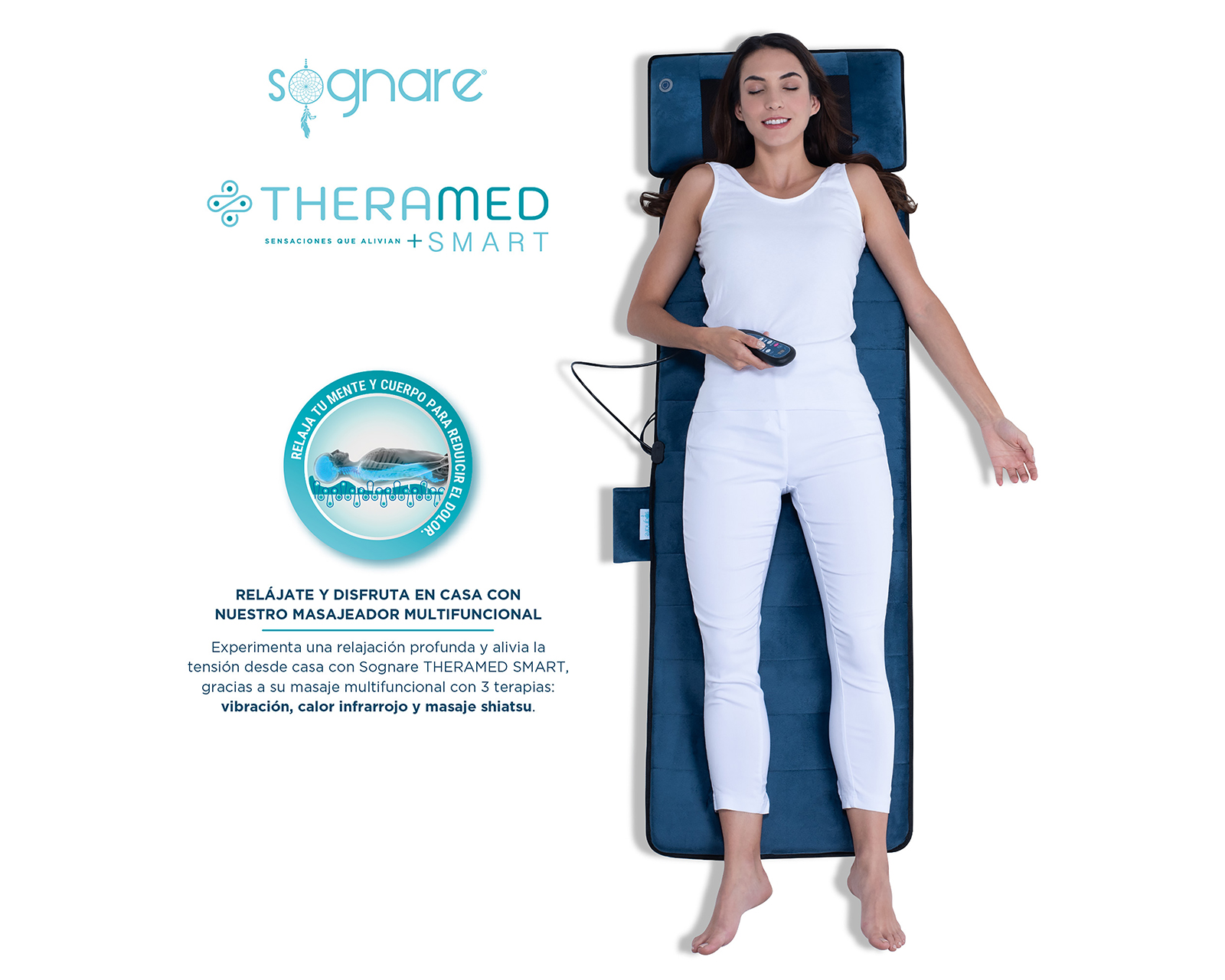 Foto 5 pulgar | Foto 4 | Colchoneta Masajeadora Sognare Theramed Smart