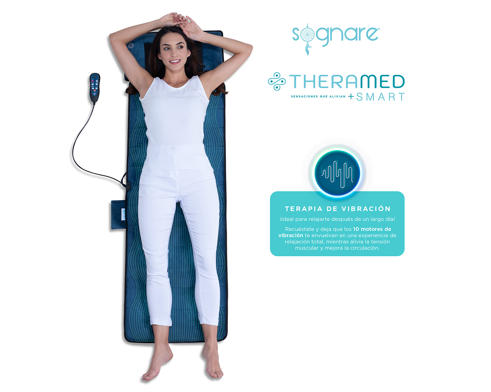 Foto 6 pulgar | Foto 5 | Colchoneta Masajeadora Sognare Theramed Smart