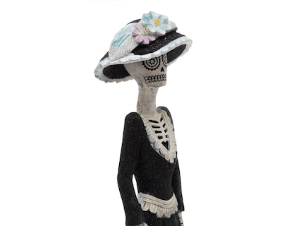 Foto 4 | Foto 4 | Escultura de Calaverita Catrina Lady de Poliresina