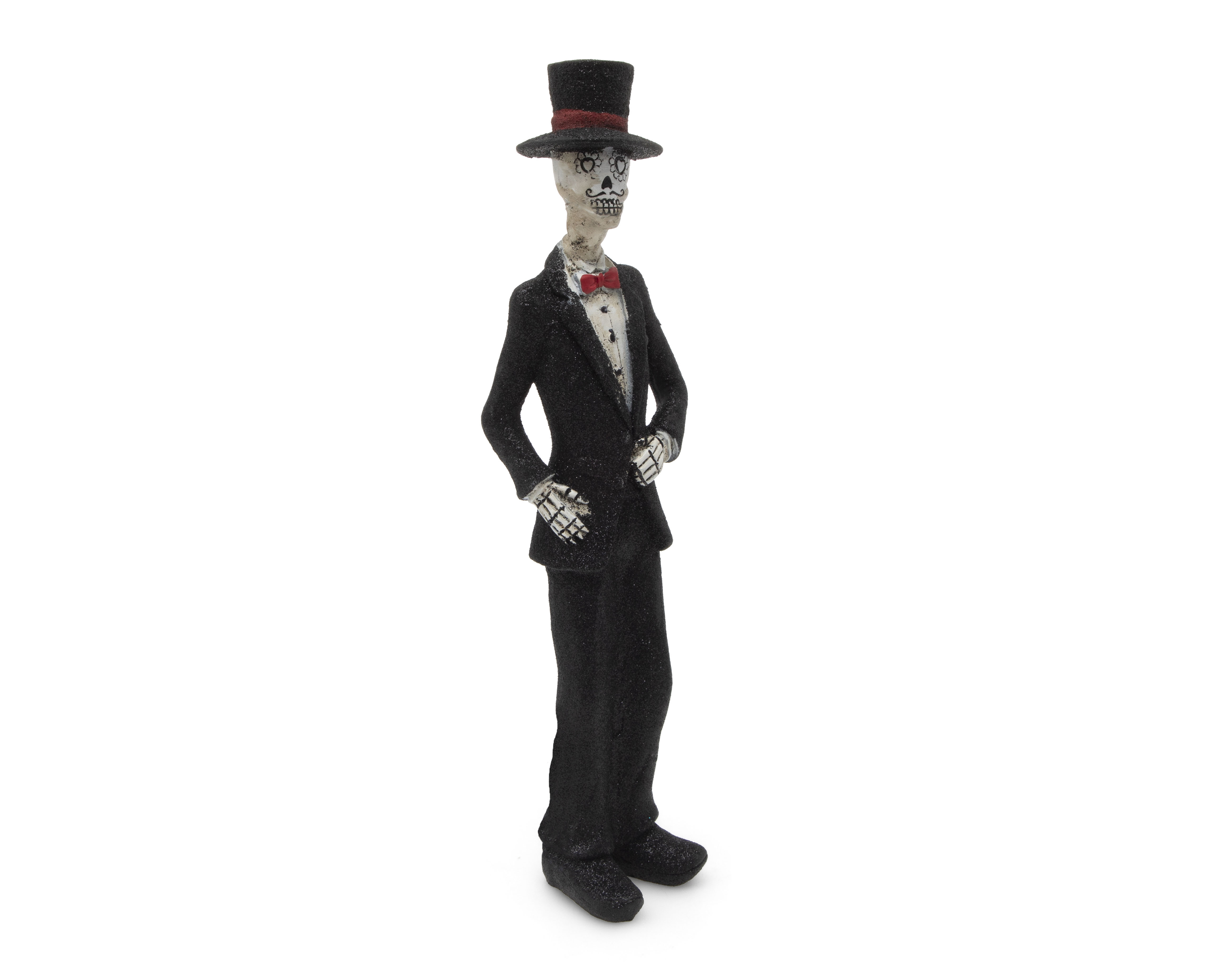 Escultura de Calaverita Catrín Gentleman de Poliresina