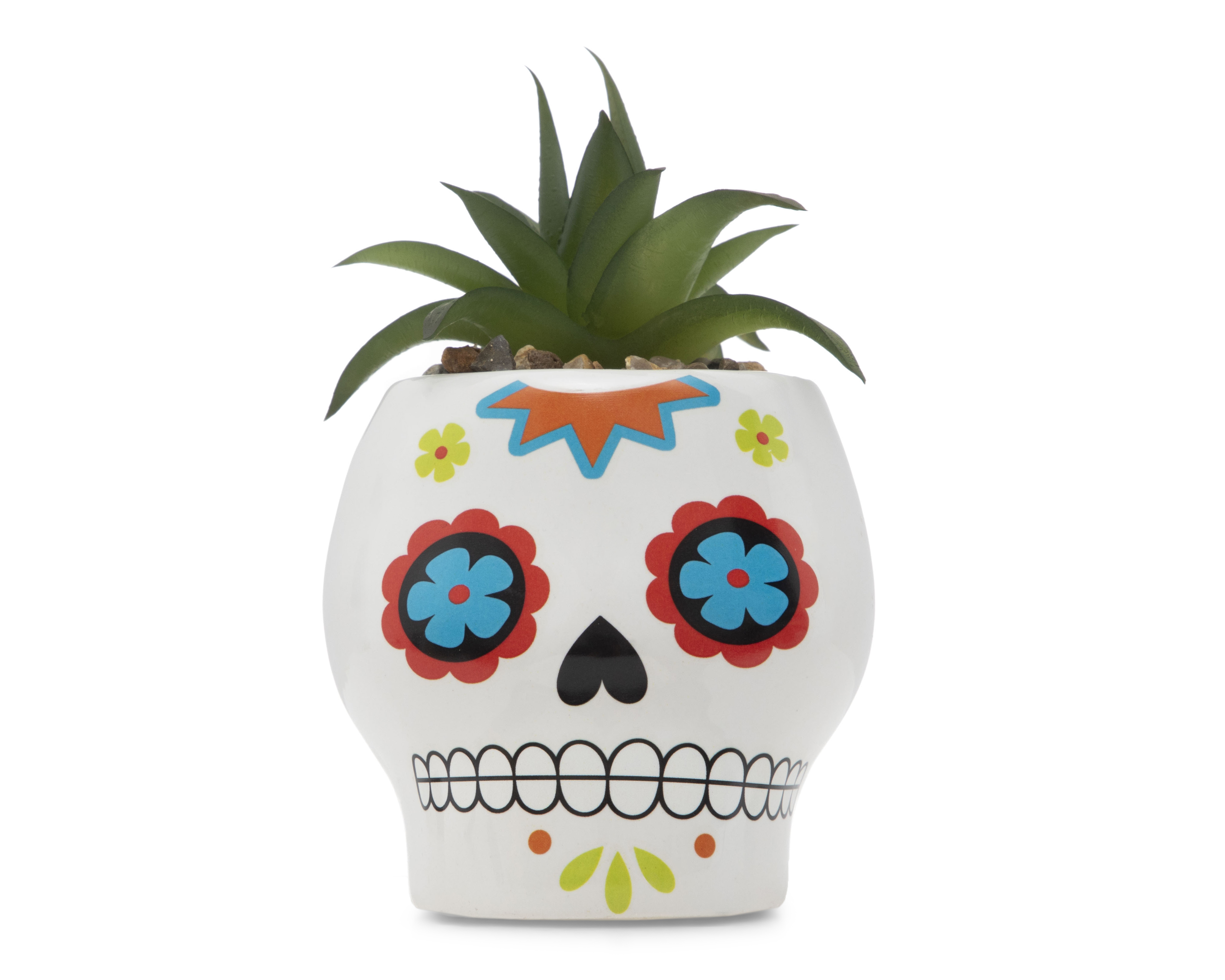 Foto 1 | Foto 1 | Suculenta Artificial con Maceta Día de Muertos Starhaus 9 cm