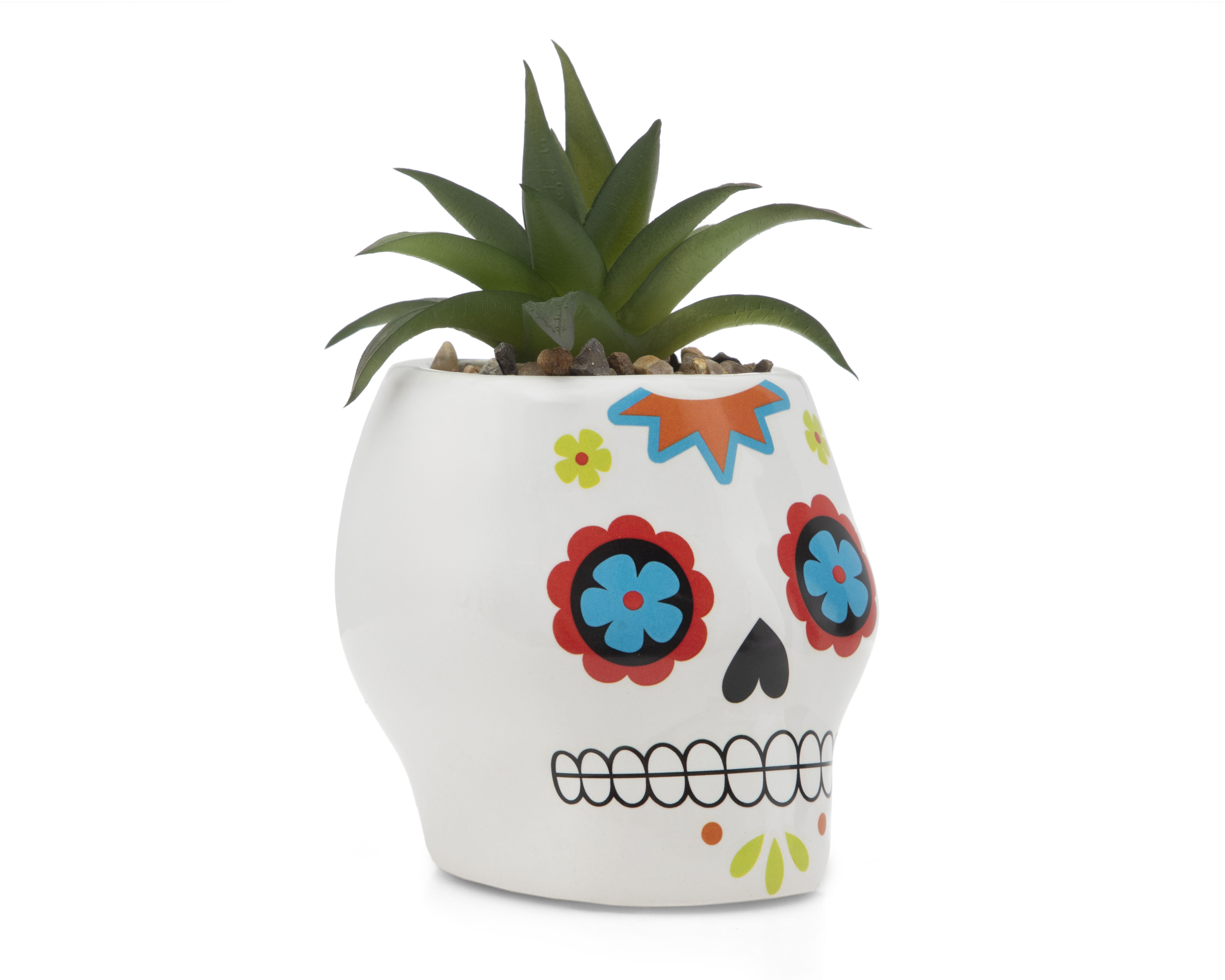 Foto 2 | Foto 2 | Suculenta Artificial con Maceta Día de Muertos Starhaus 9 cm