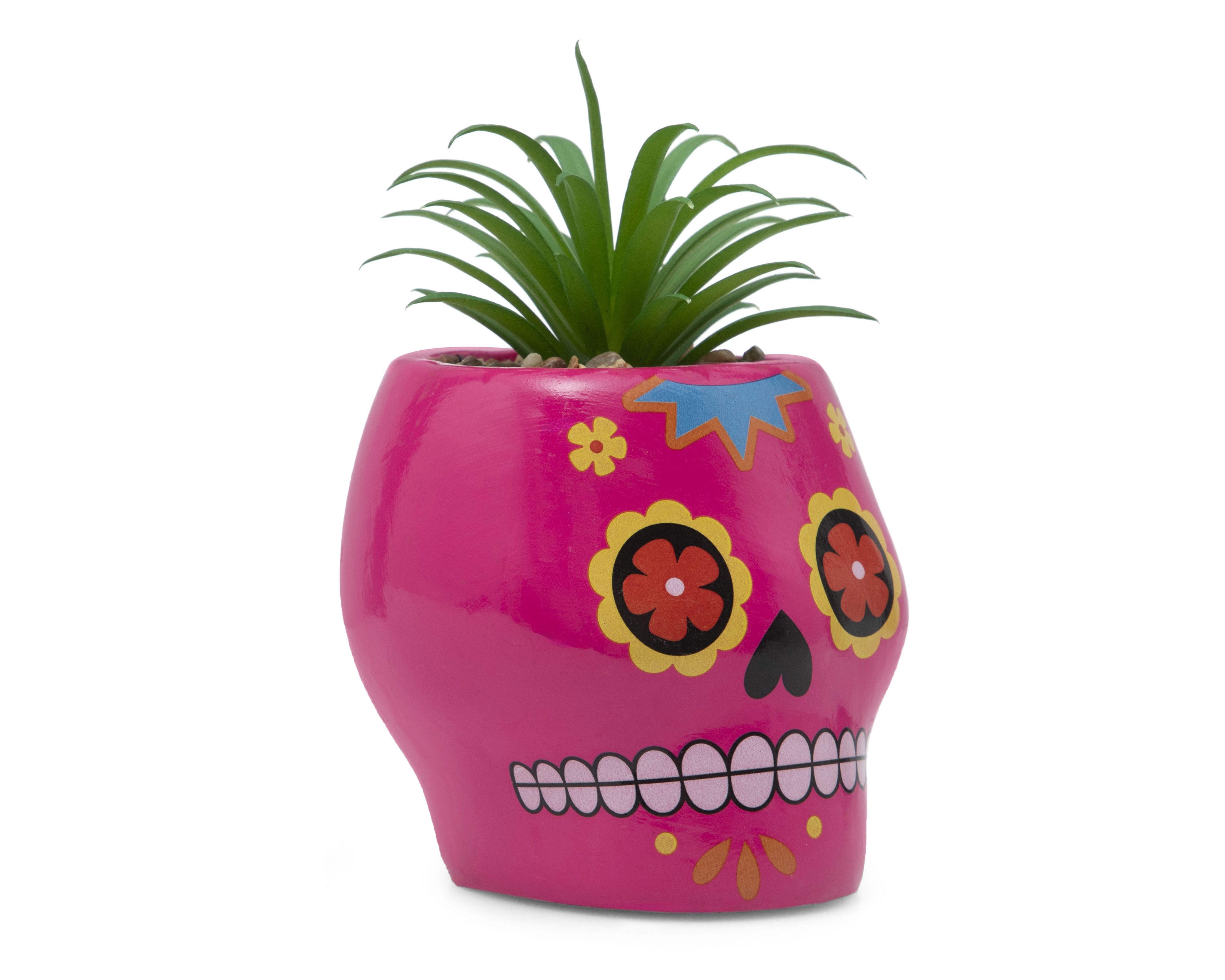 Foto 3 pulgar | Foto 2 | Planta Artificial Día de Muertos con Maceta Starhaus 9 cm
