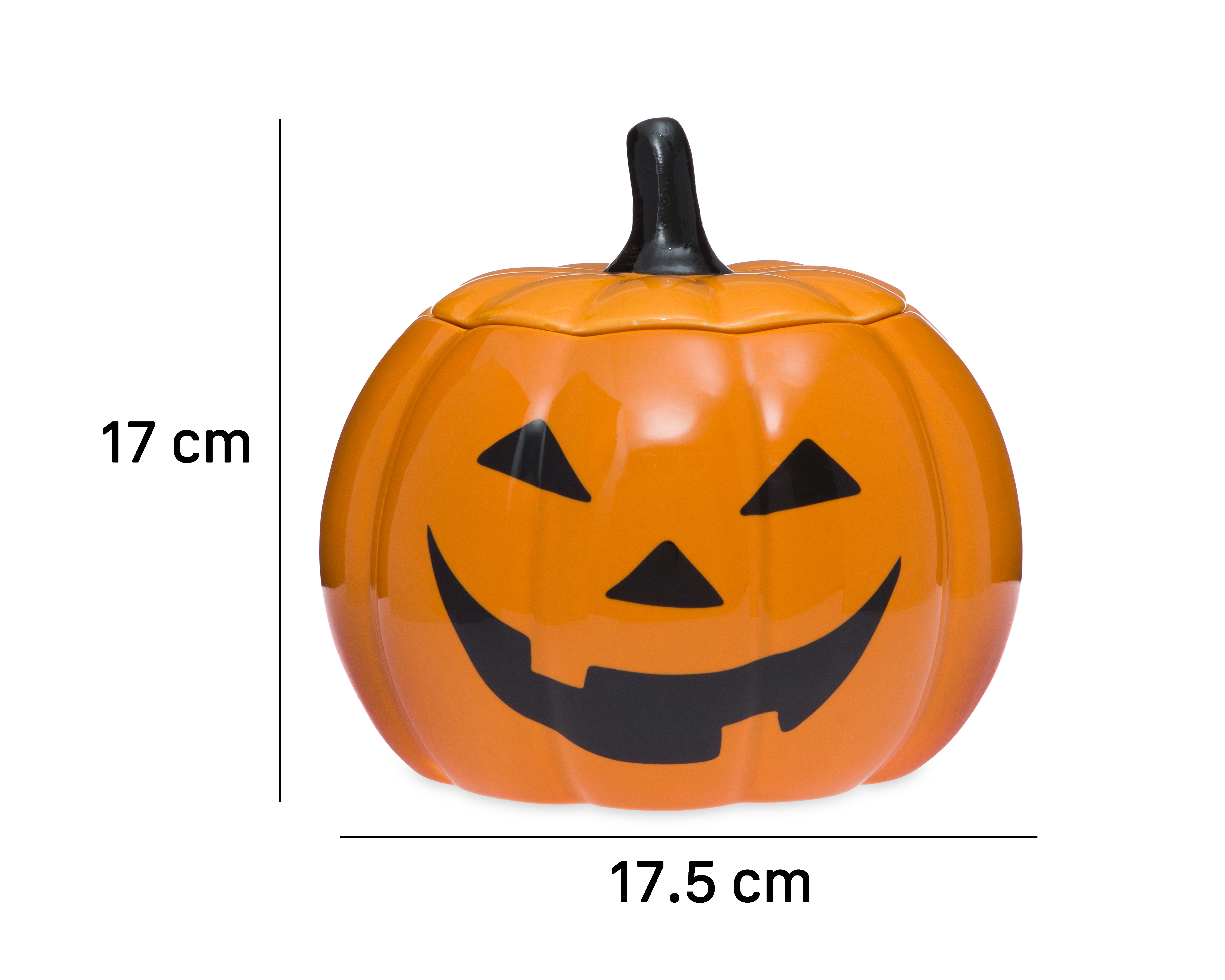 Foto 5 | Foto 5 | Escultura de Calabaza de Halloween Candy de Cerámica
