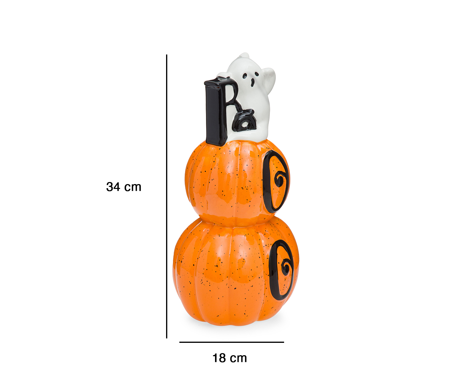 Foto 6 | Foto 6 | Figura Decorativa de Calabaza Beverly de Cerámica