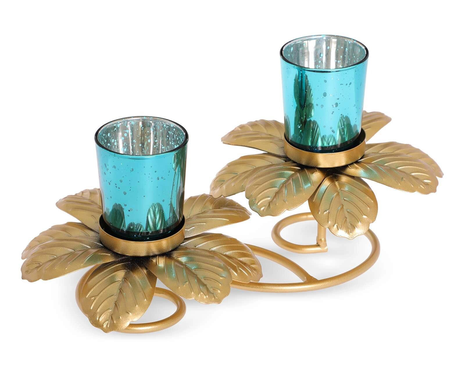 Foto 3 pulgar | Foto 2 | Candelabro Shine Turquoise