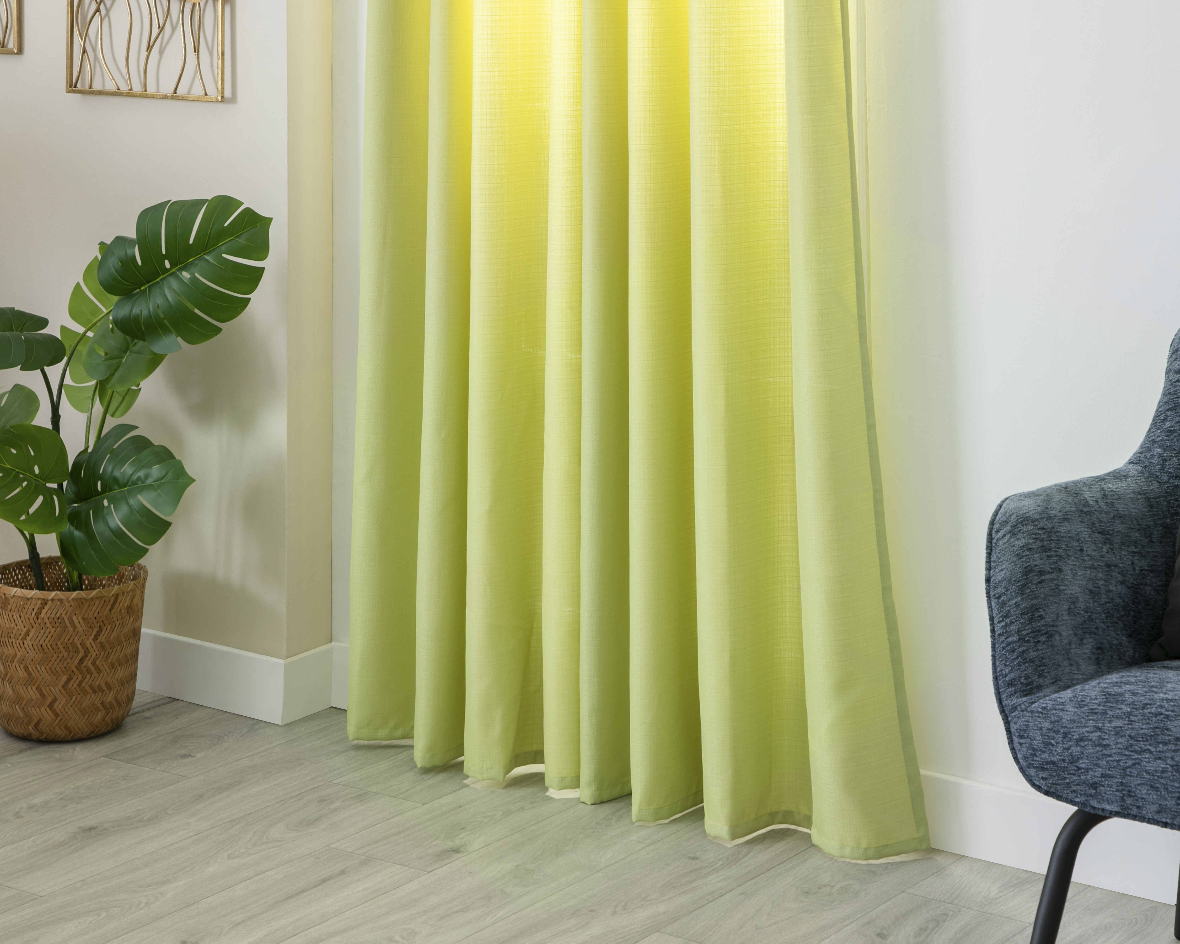 Cortina Ranzi 213.3 x 132 cm Verde