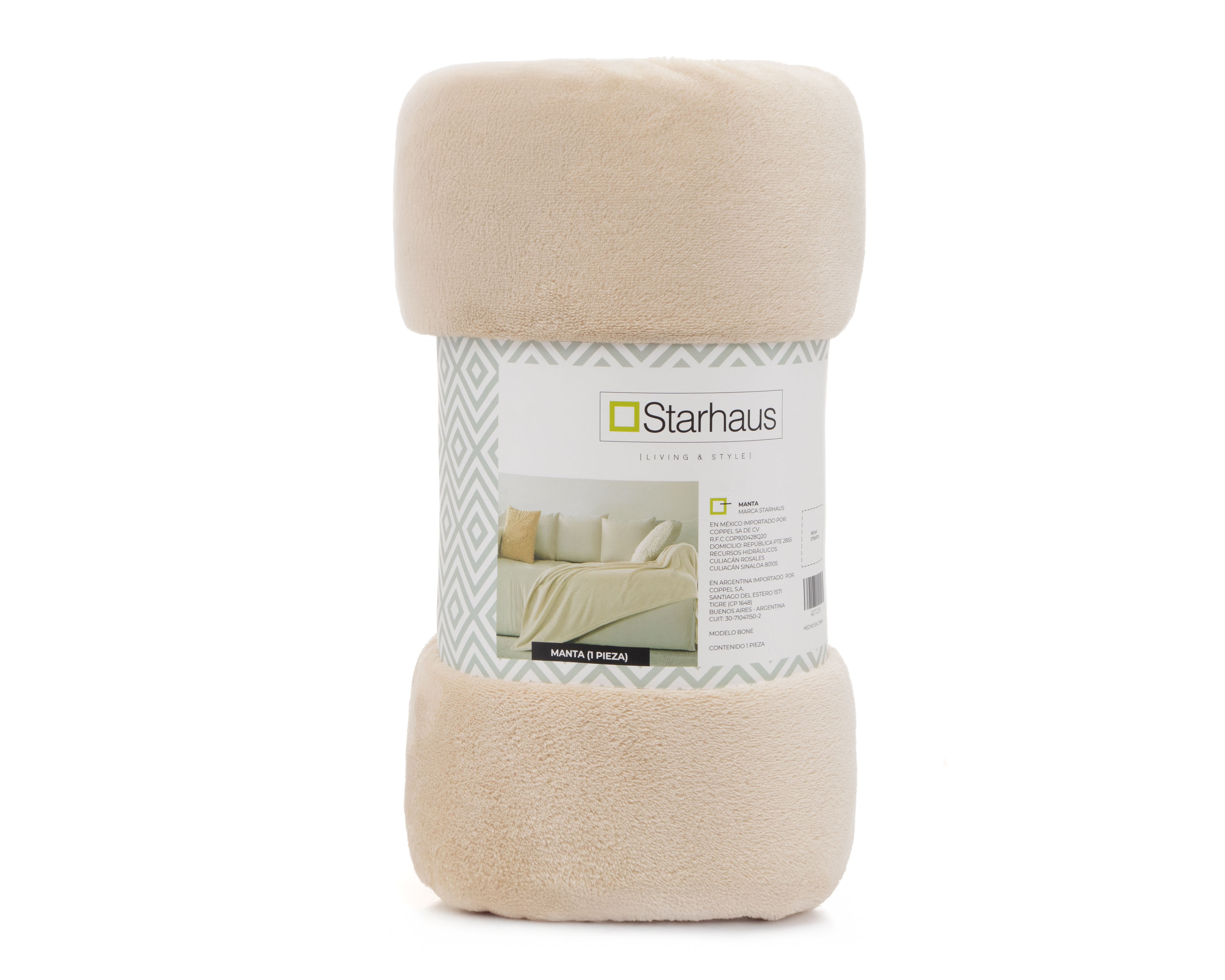 Foto 5 pulgar | Foto 4 | Manta Starhaus Bone Beige