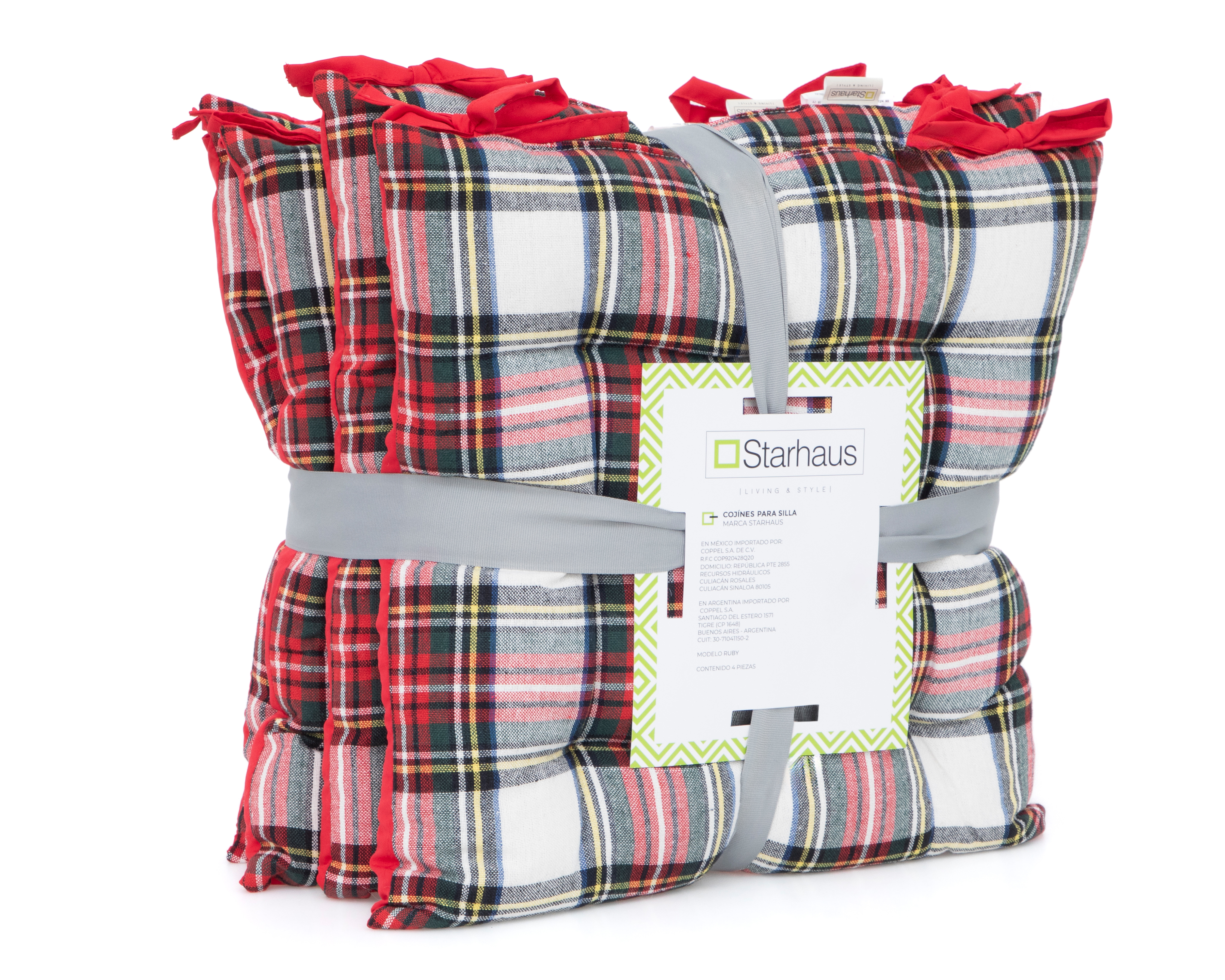 Foto 1 | Foto 1 | Cojines para Silla Ruby 4 Piezas