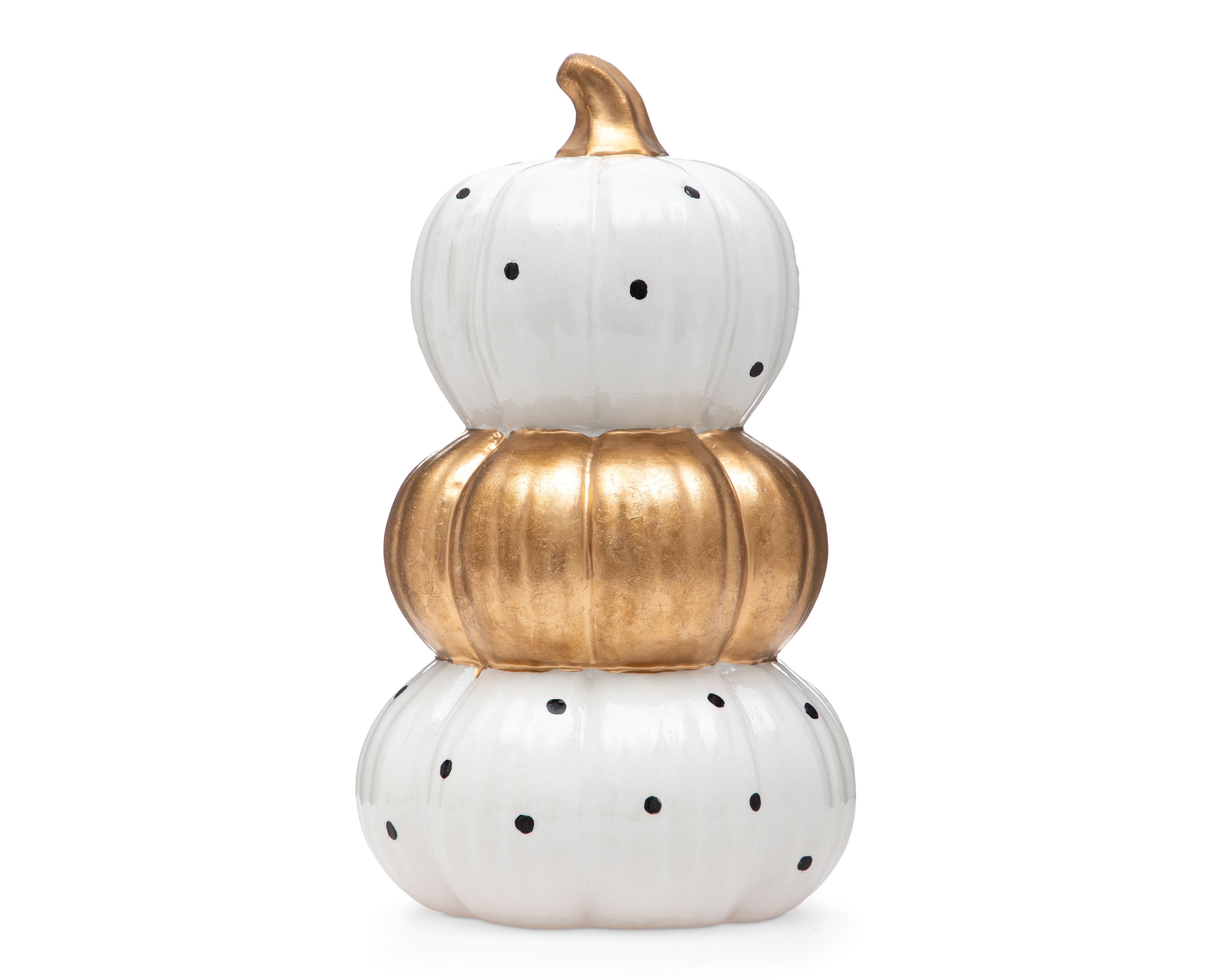 Foto 2 | Foto 2 | Escultura de Calabazas Halloween Golden de Dolomita