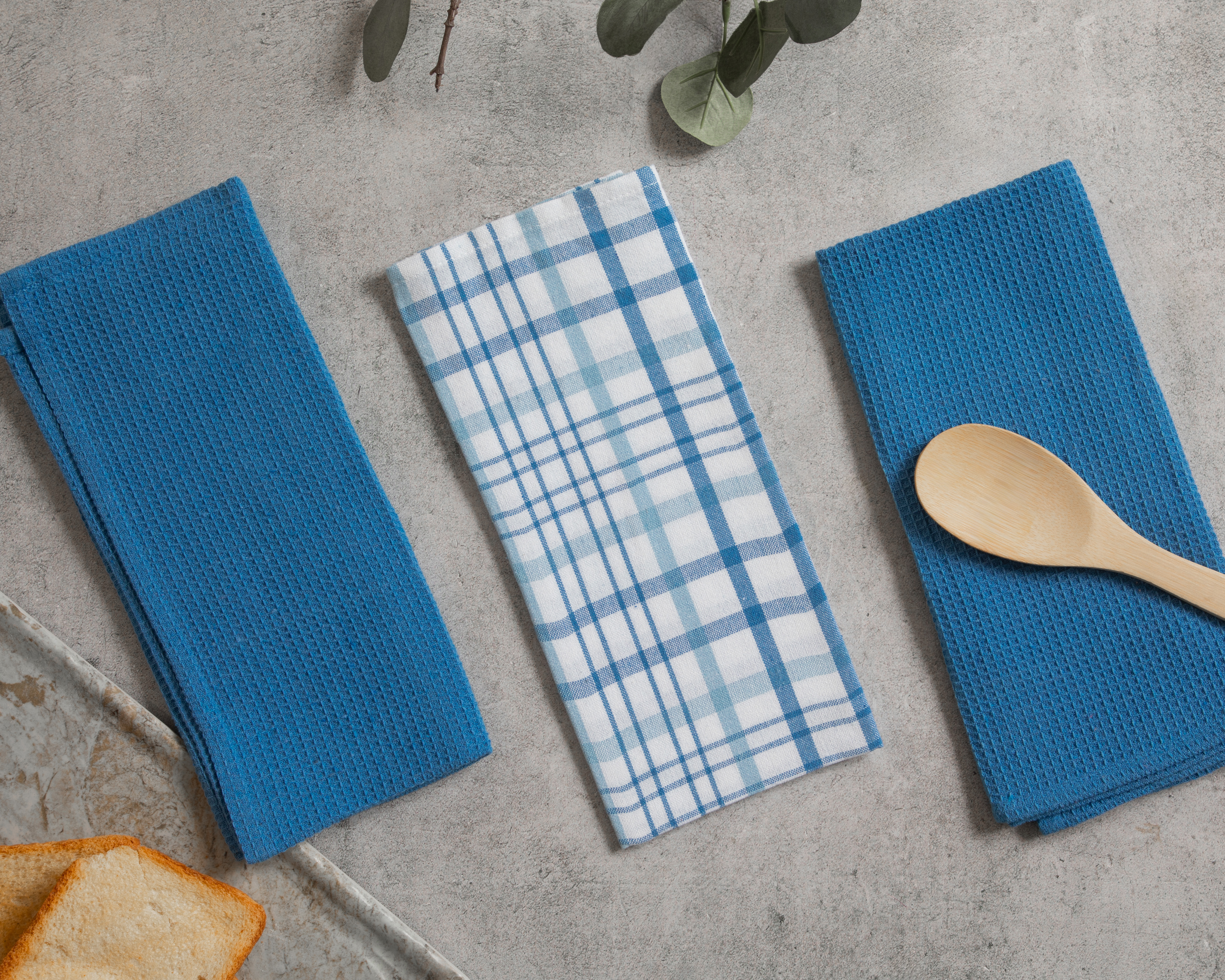 Foto 4 | Foto 4 | Toalla de Cocina Nadir Azul 3 Piezas
