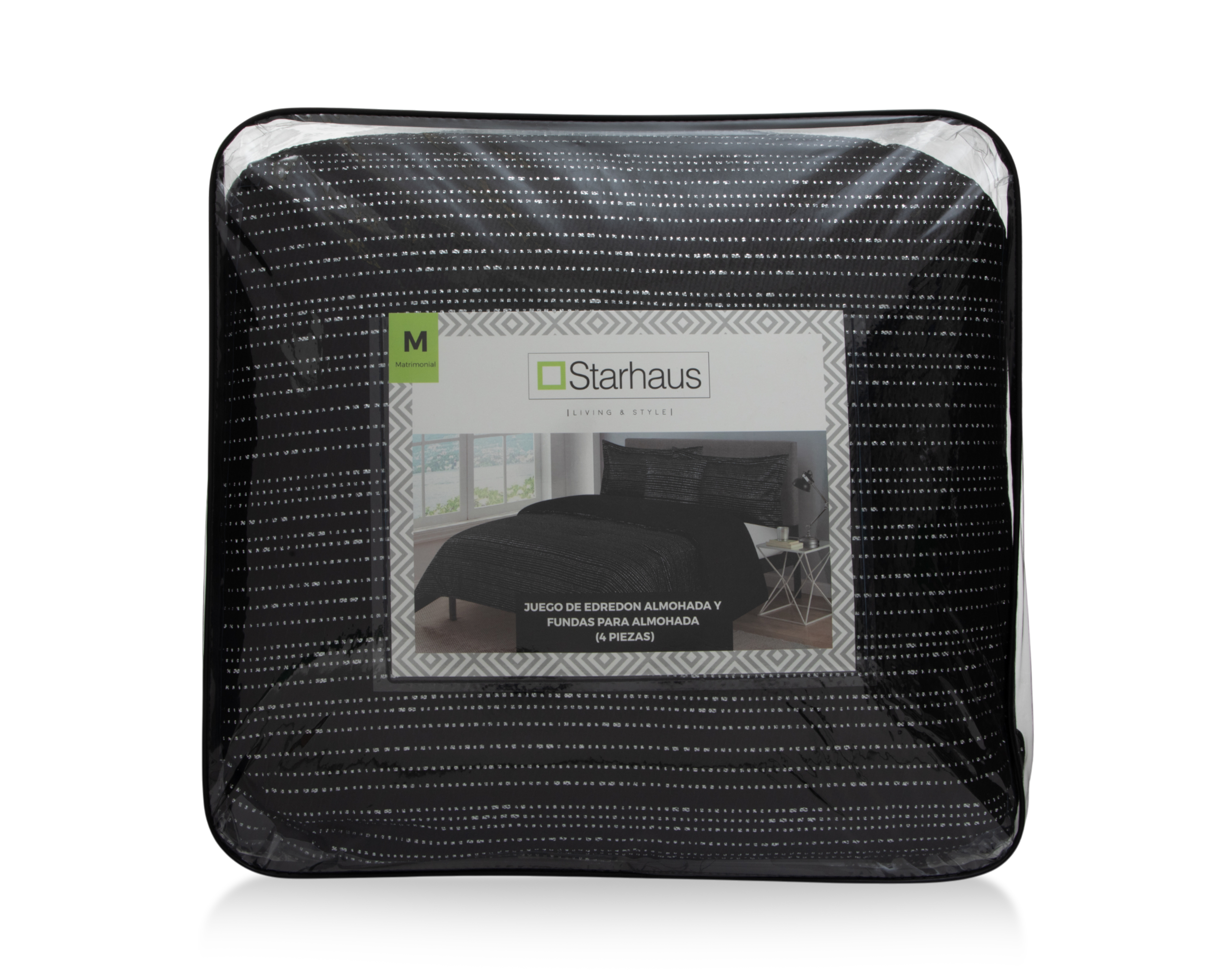 Foto 6 | Foto 6 | Edredón Matrimonial con Fundas y Almohada Starhaus Delight Mat 4 Piezas