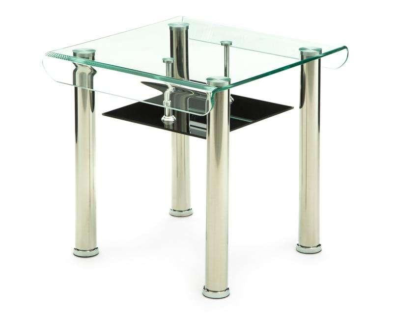 Foto 3 pulgar | Foto 2 | Mesa Lateral Lizbeth Plata de Cristal