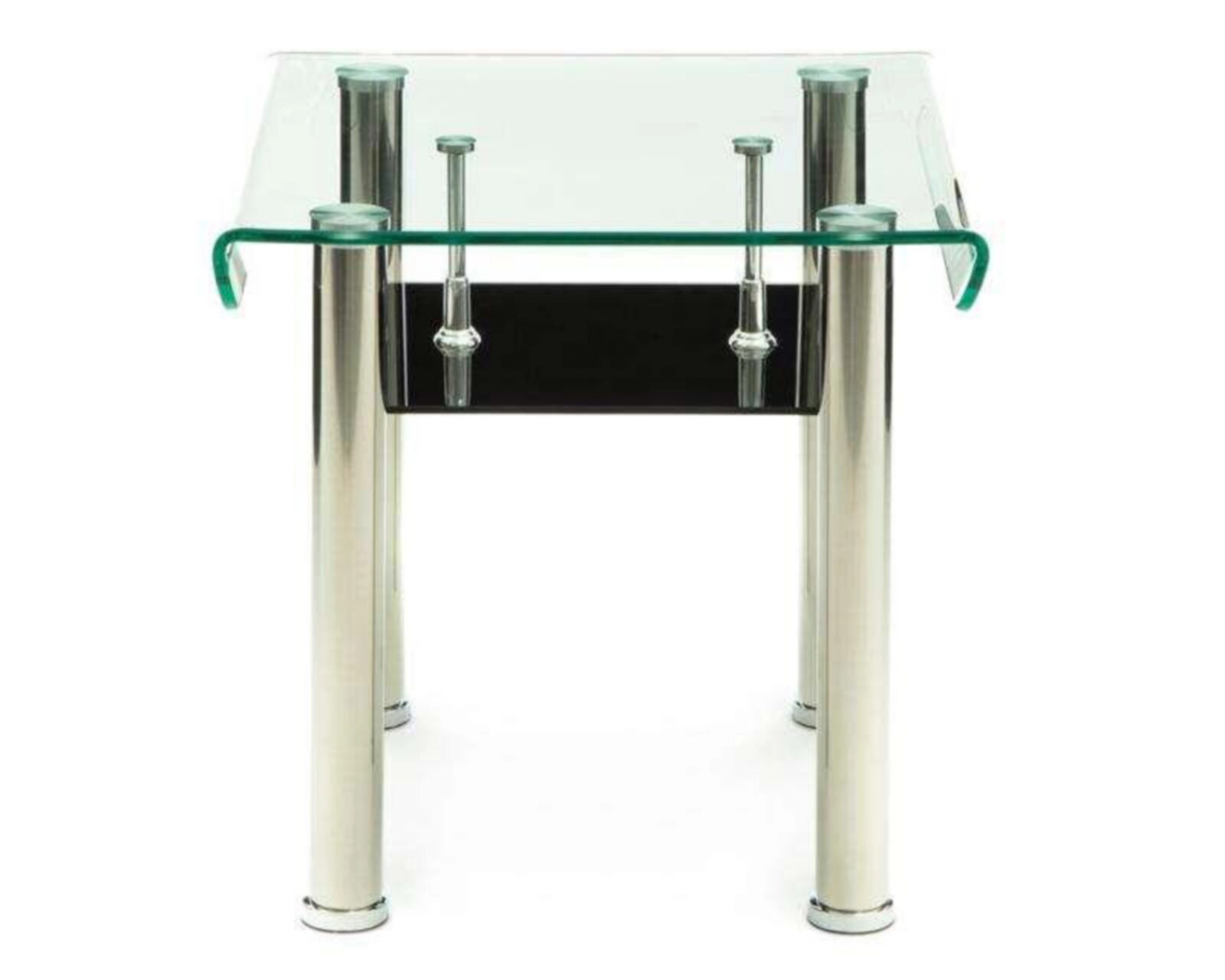 Foto 4 pulgar | Foto 3 | Mesa Lateral Lizbeth Plata de Cristal