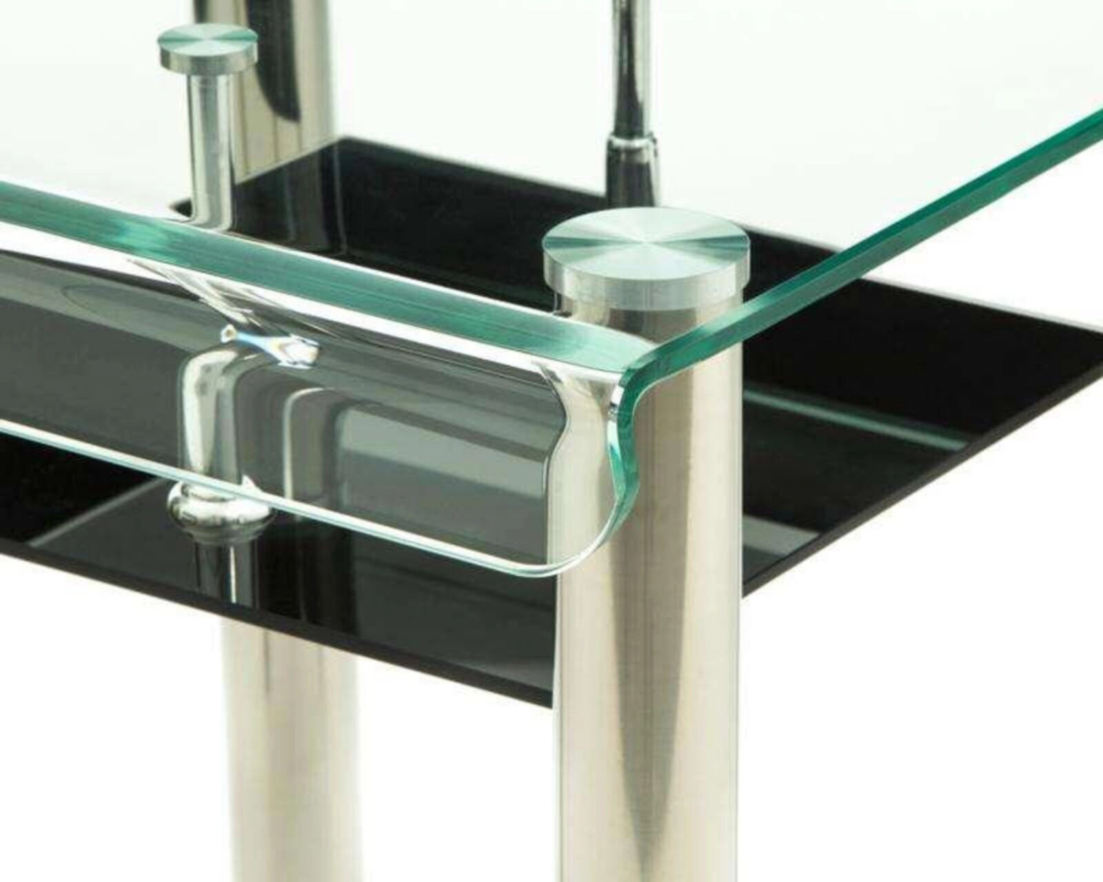 Foto 5 pulgar | Foto 4 | Mesa Lateral Lizbeth Plata de Cristal