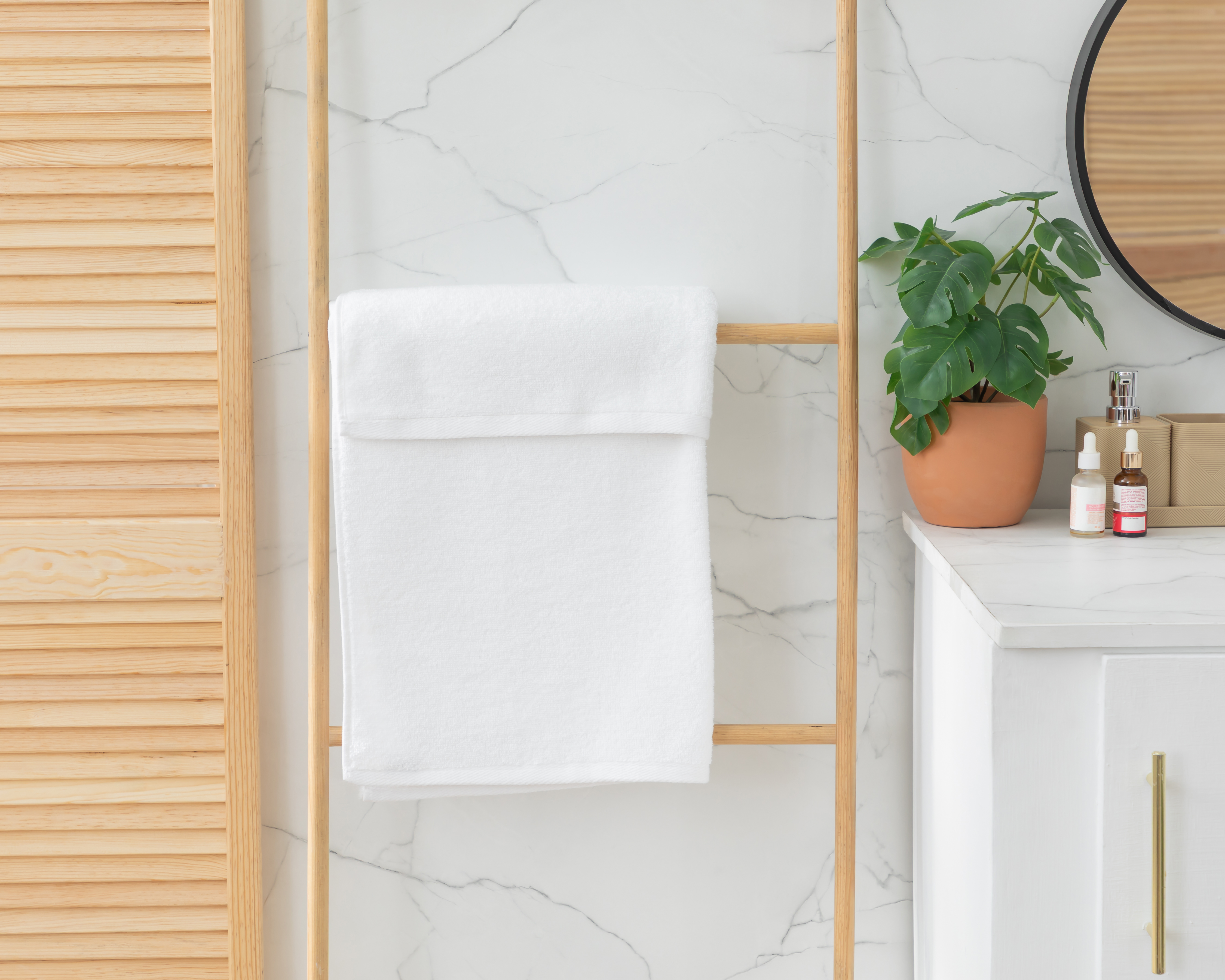 Foto 5 pulgar | Foto 4 | Toalla de Medio Baño Starhaus Tabari Blanca