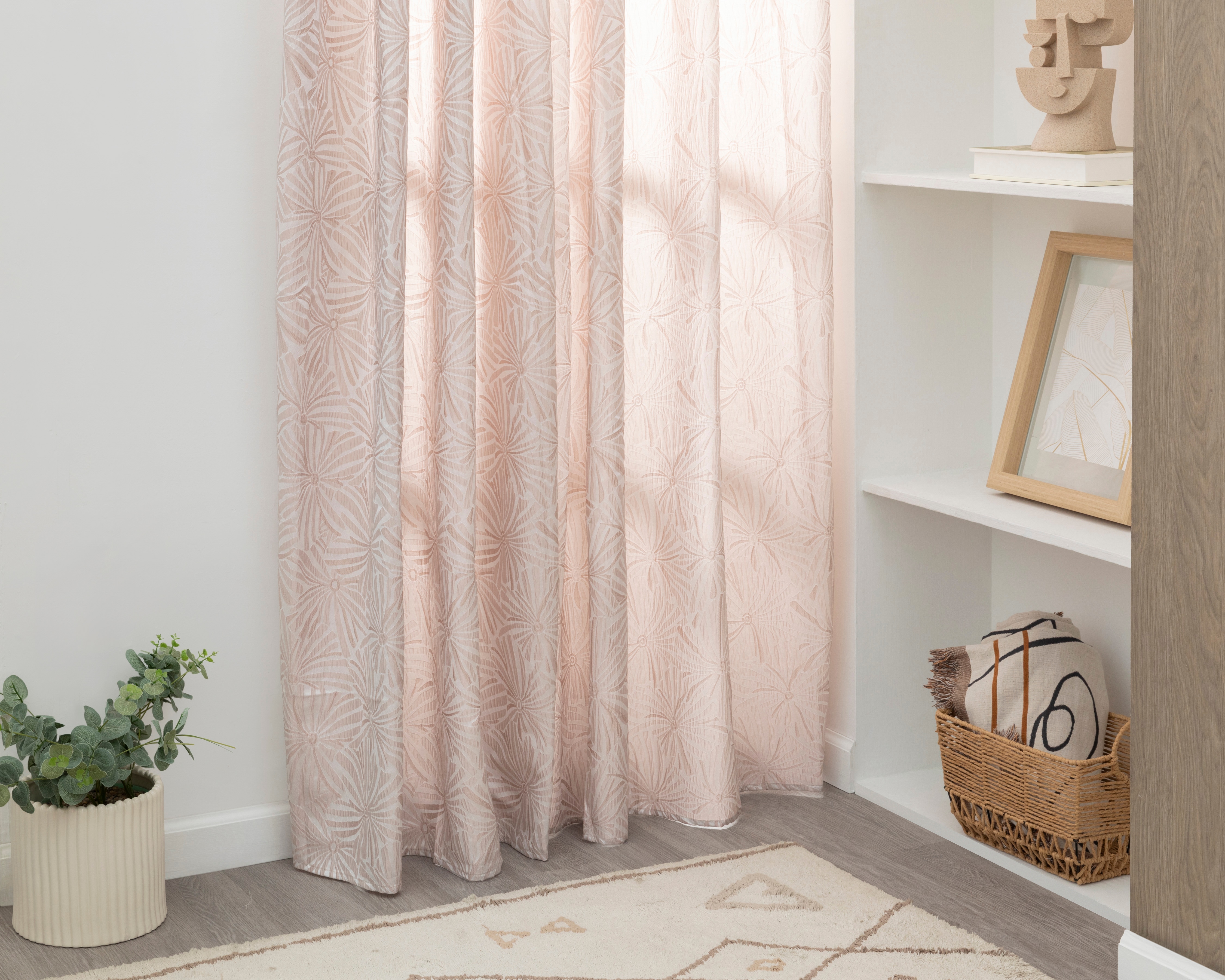 Cortina Neiva 135 x 225 Rosa