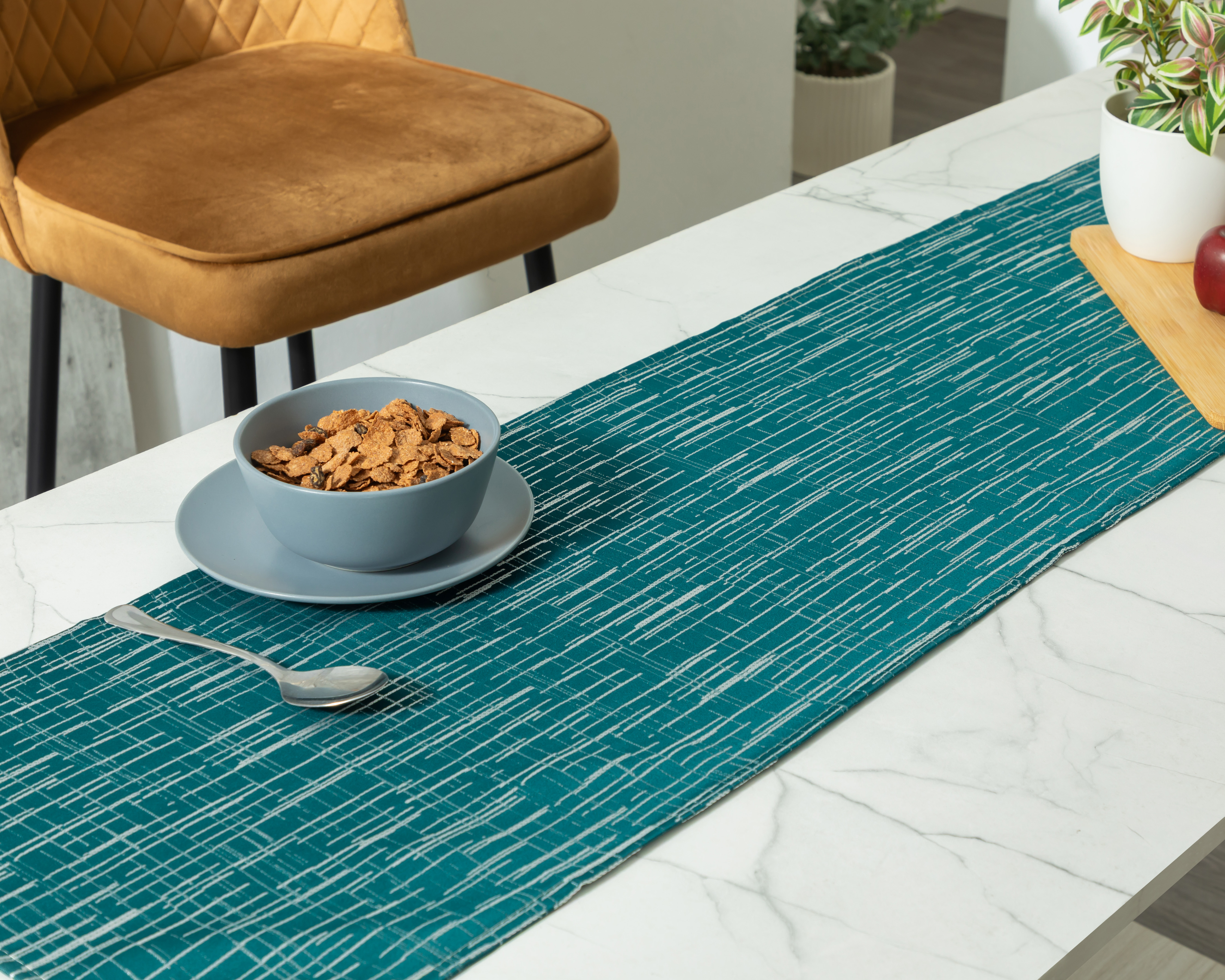 Camino de Mesa Esmeralda Starhaus Valle 35 x 140 cm