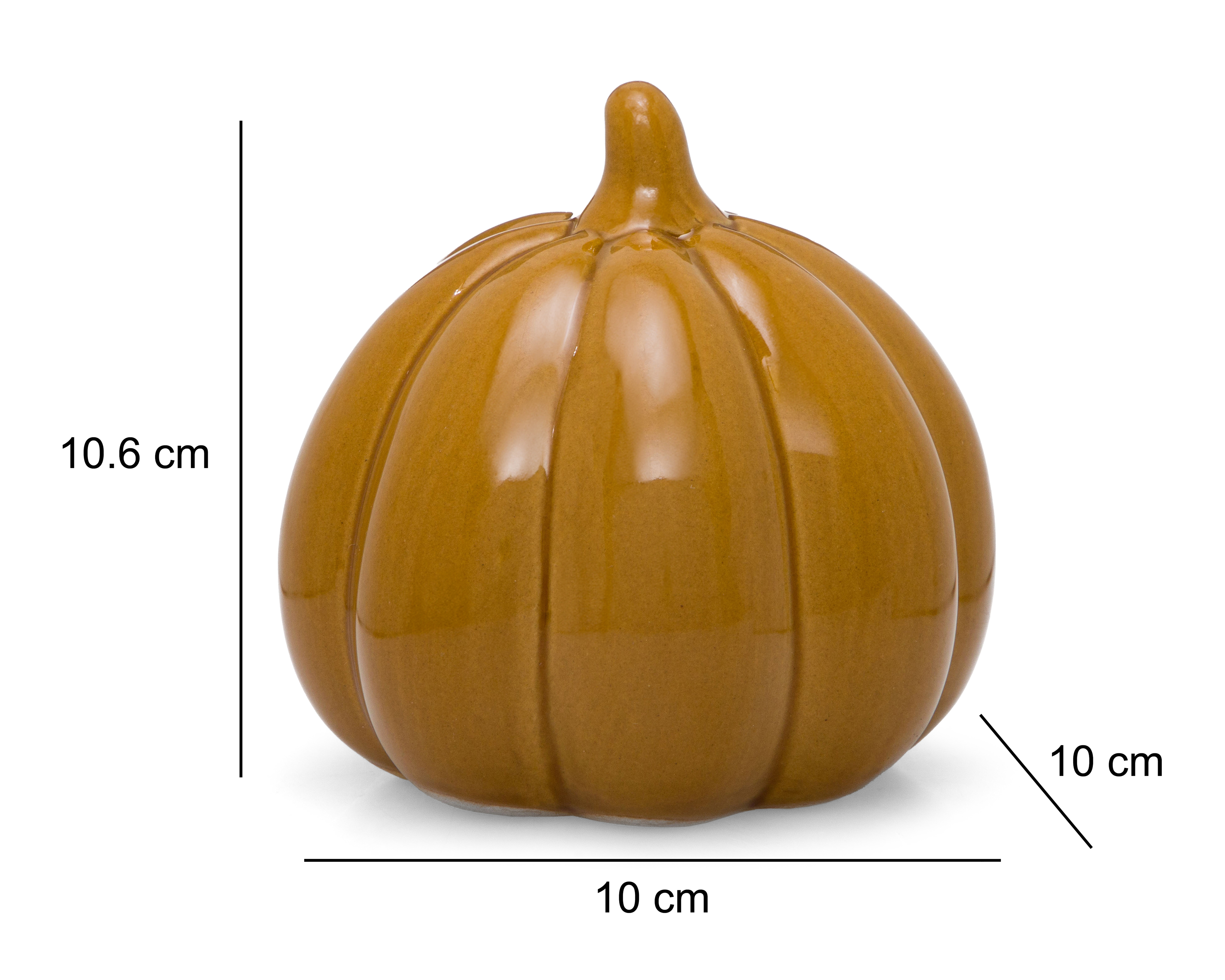 Foto 7 pulgar | Foto 6 | Figura Decorativa Calabaza Peral de Cerámica