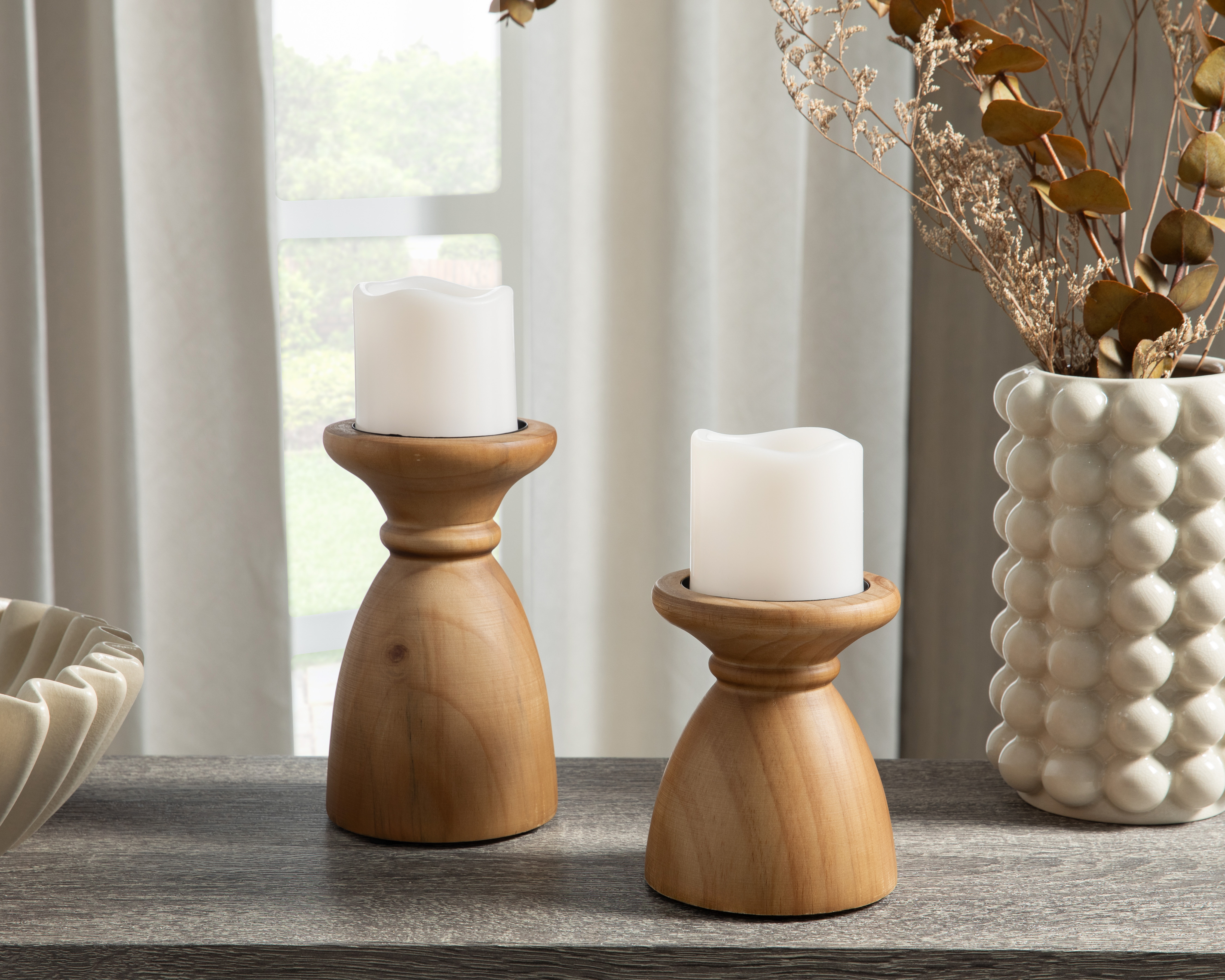 Foto 5 pulgar | Foto 4 | Candelabro Shaza-2 de Madera