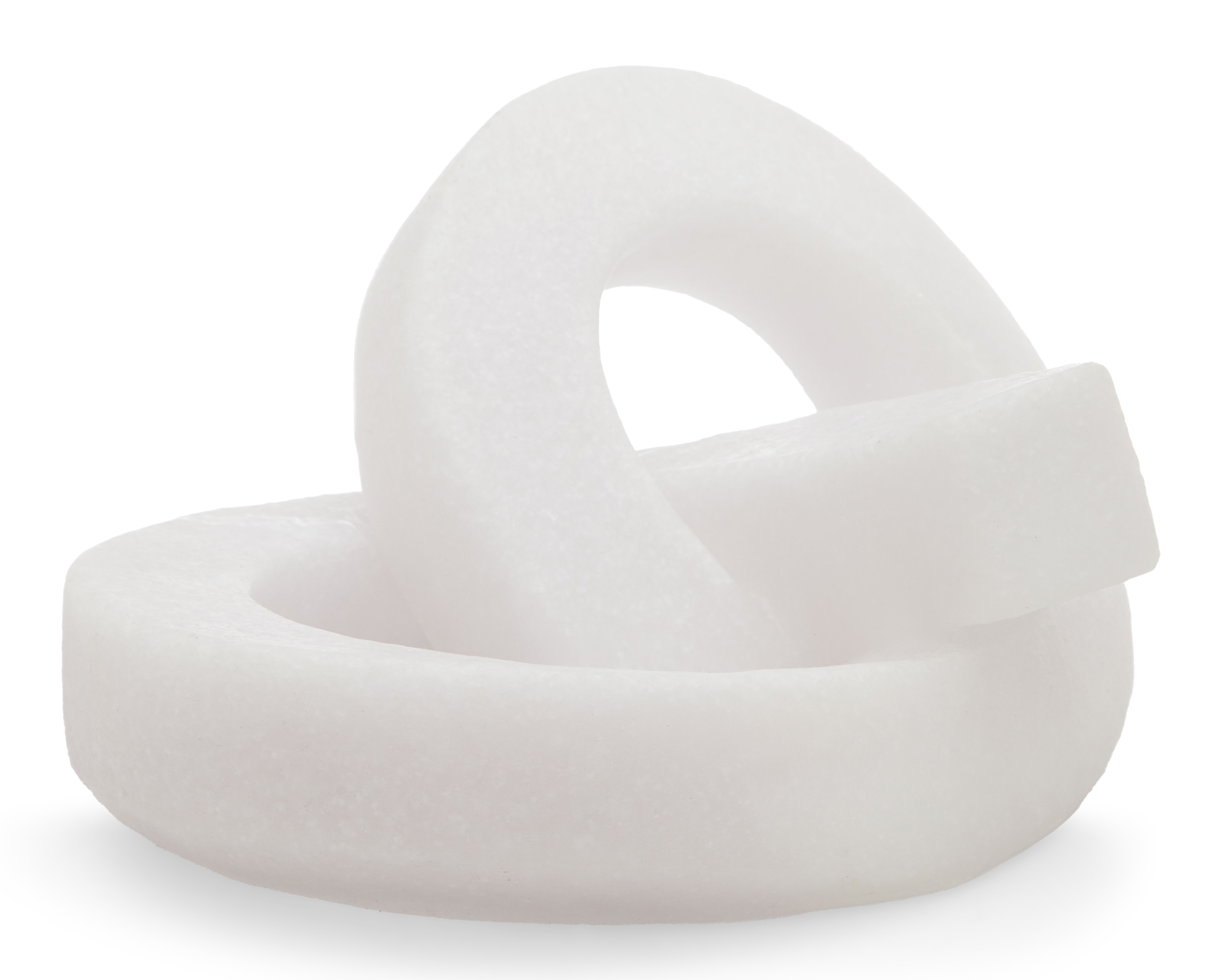 Figura Decorativa de Nudo Preta de Poliresina