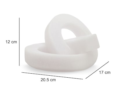 Foto 6 | Foto 6 | Figura Decorativa de Nudo Preta de Poliresina