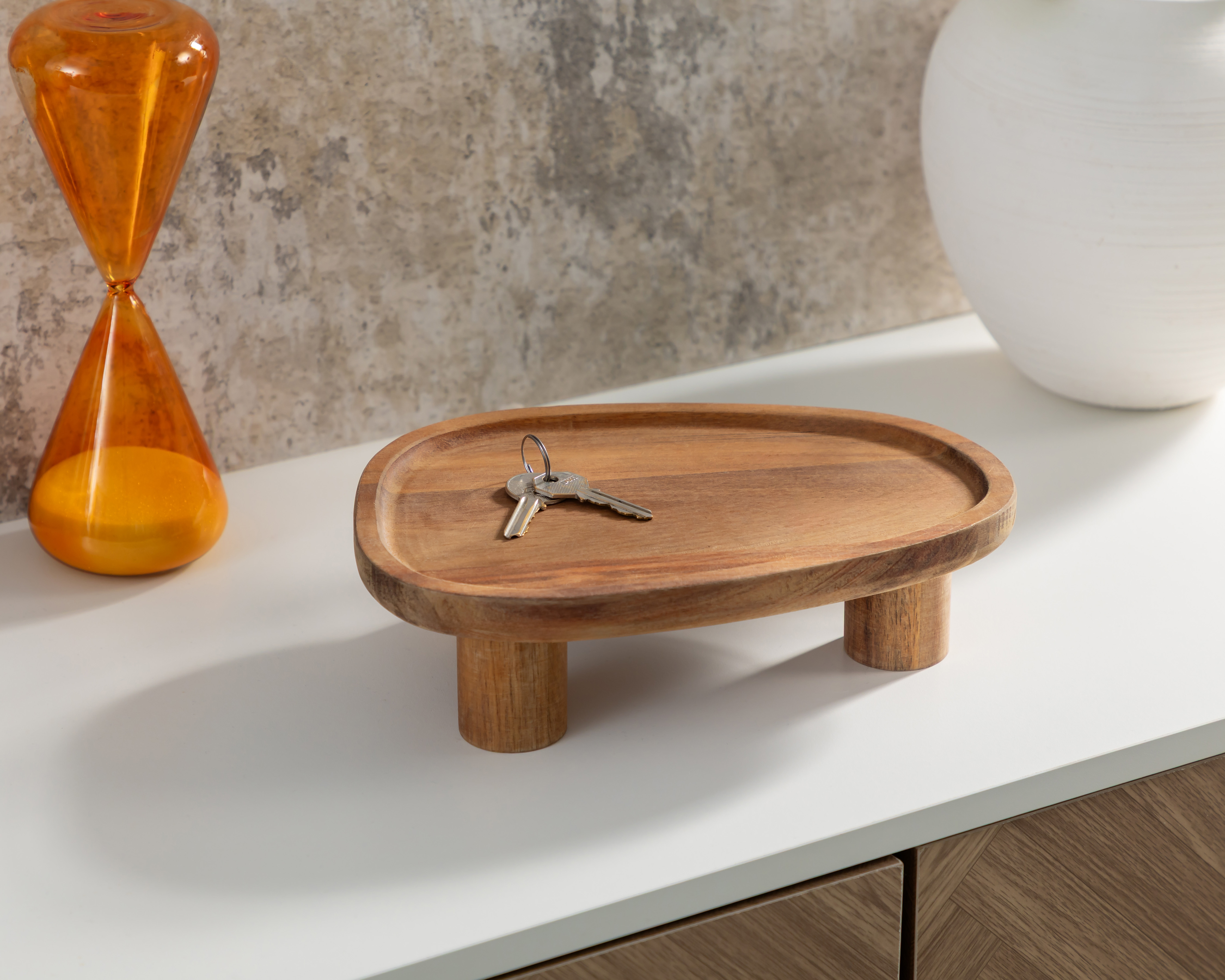 Foto 5 pulgar | Foto 4 | Platón Decorativo Maral de Madera