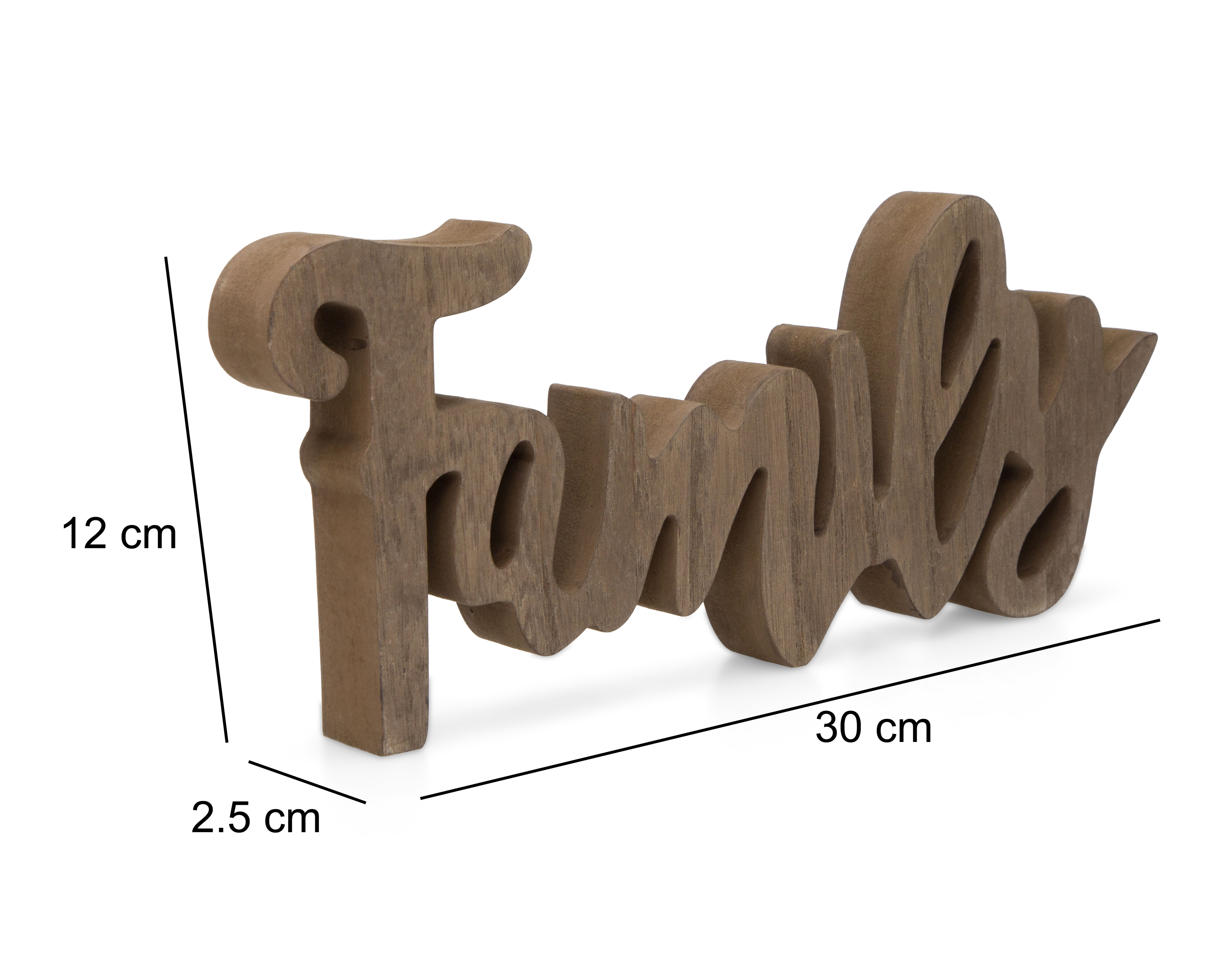 Foto 7 pulgar | Foto 6 | Letrero Decorativo Famlu de Madera
