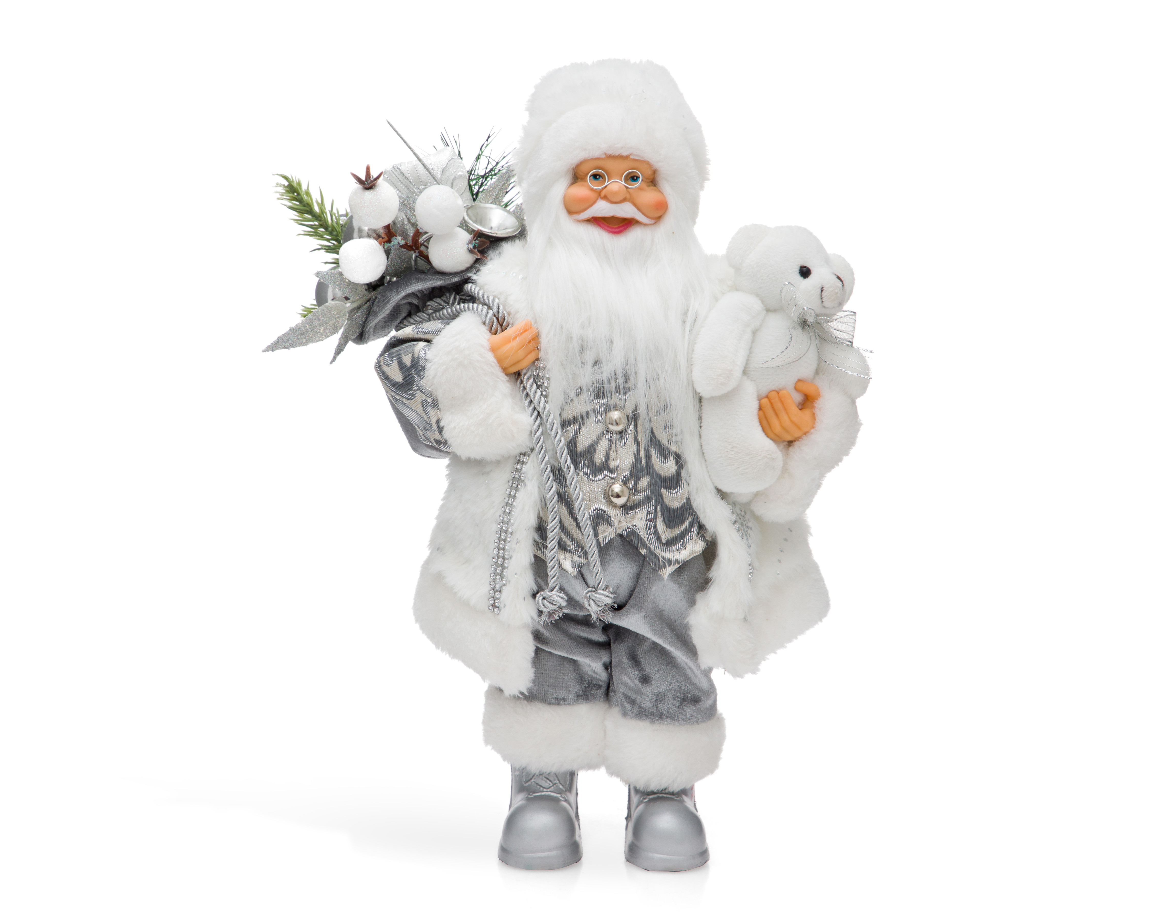 Foto 4 pulgar | Foto 3 | Figura Decorativa de Santa Claus Navideña Claus de Plástico